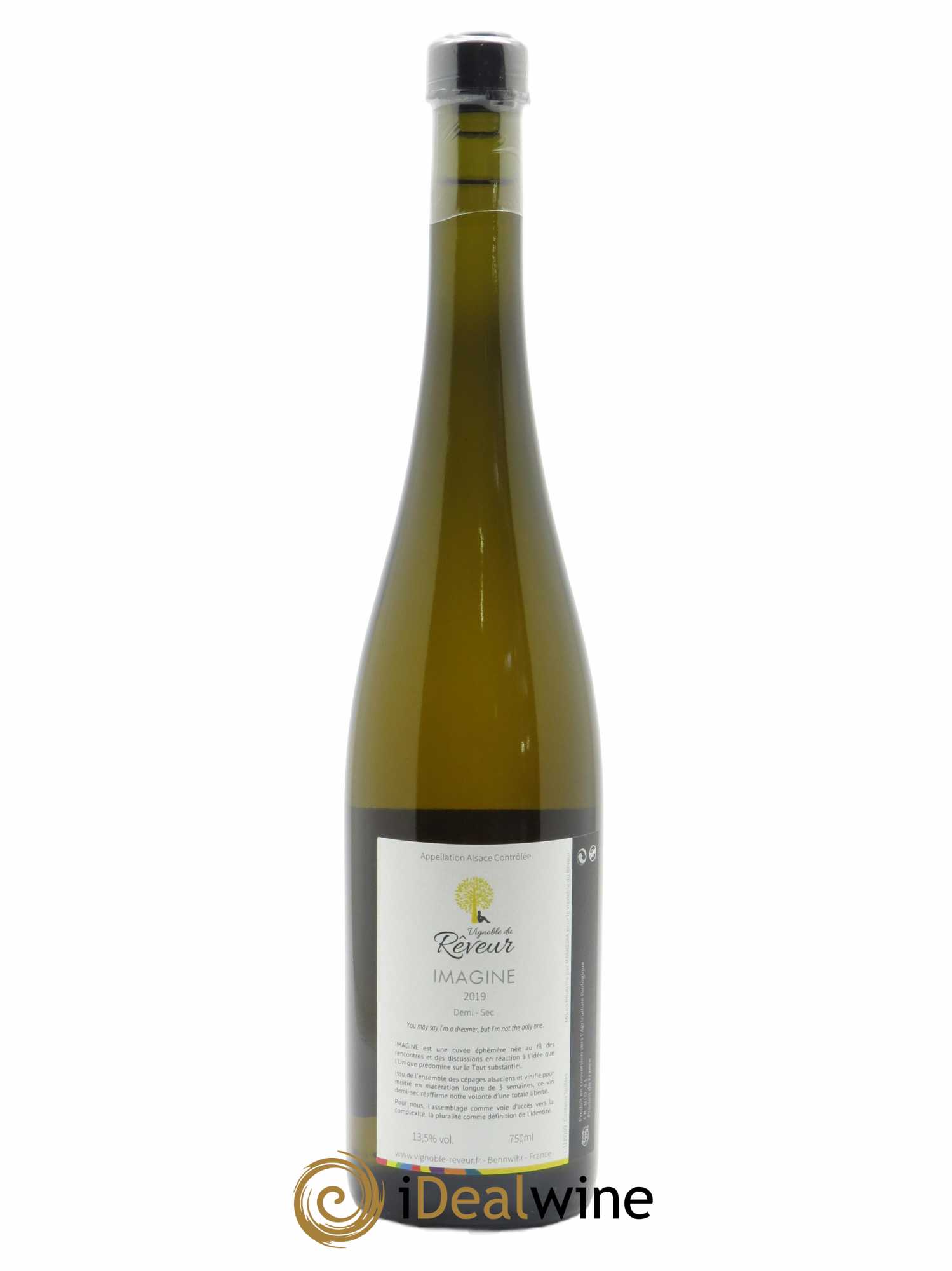 Alsace Imagine Vignoble du Rêveur 2019 - Lot de 1 bouteille - 1