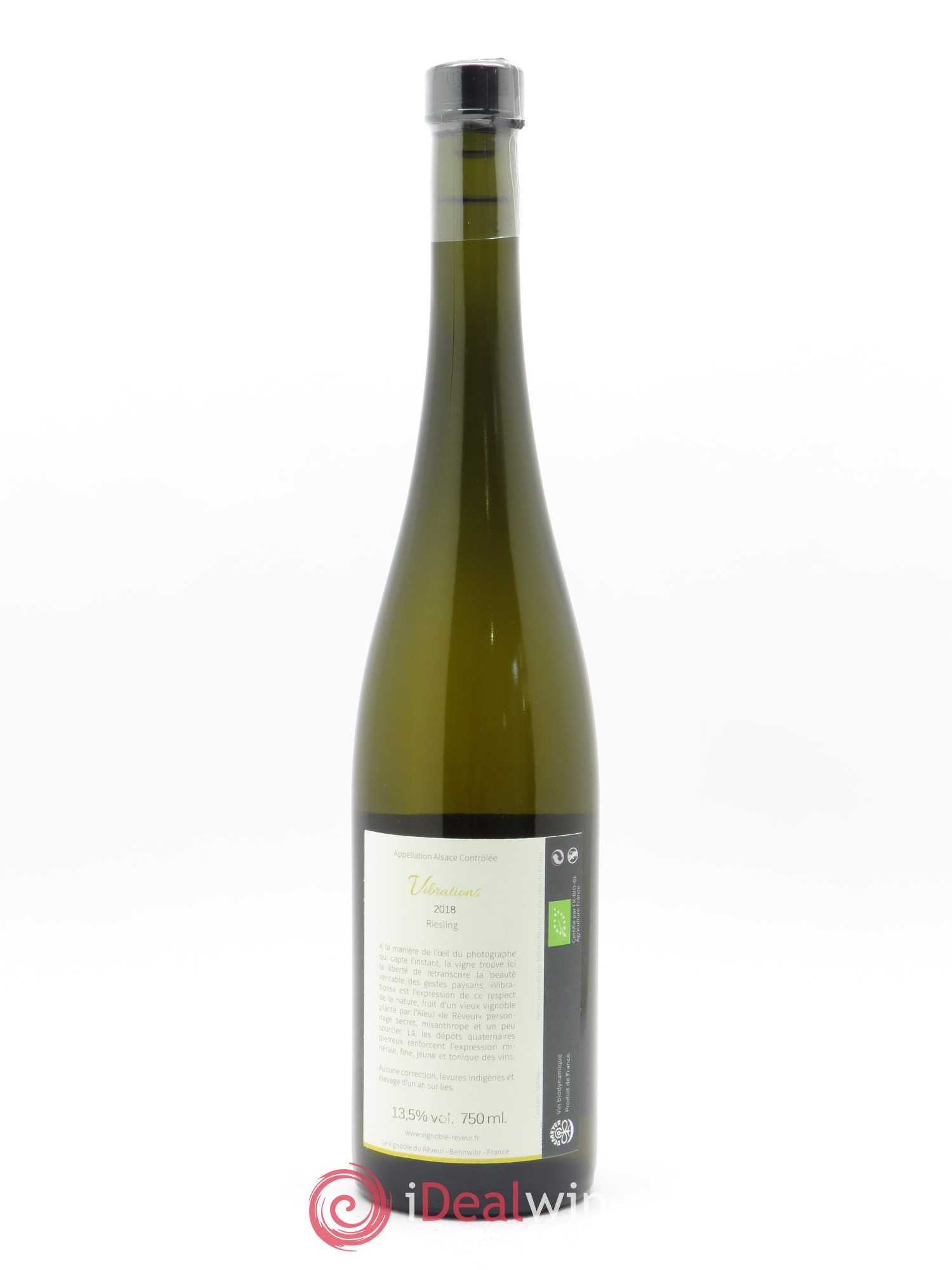 Alsace Vibrations Vignoble du Rêveur 2018 - Lot de 1 bouteille - 1