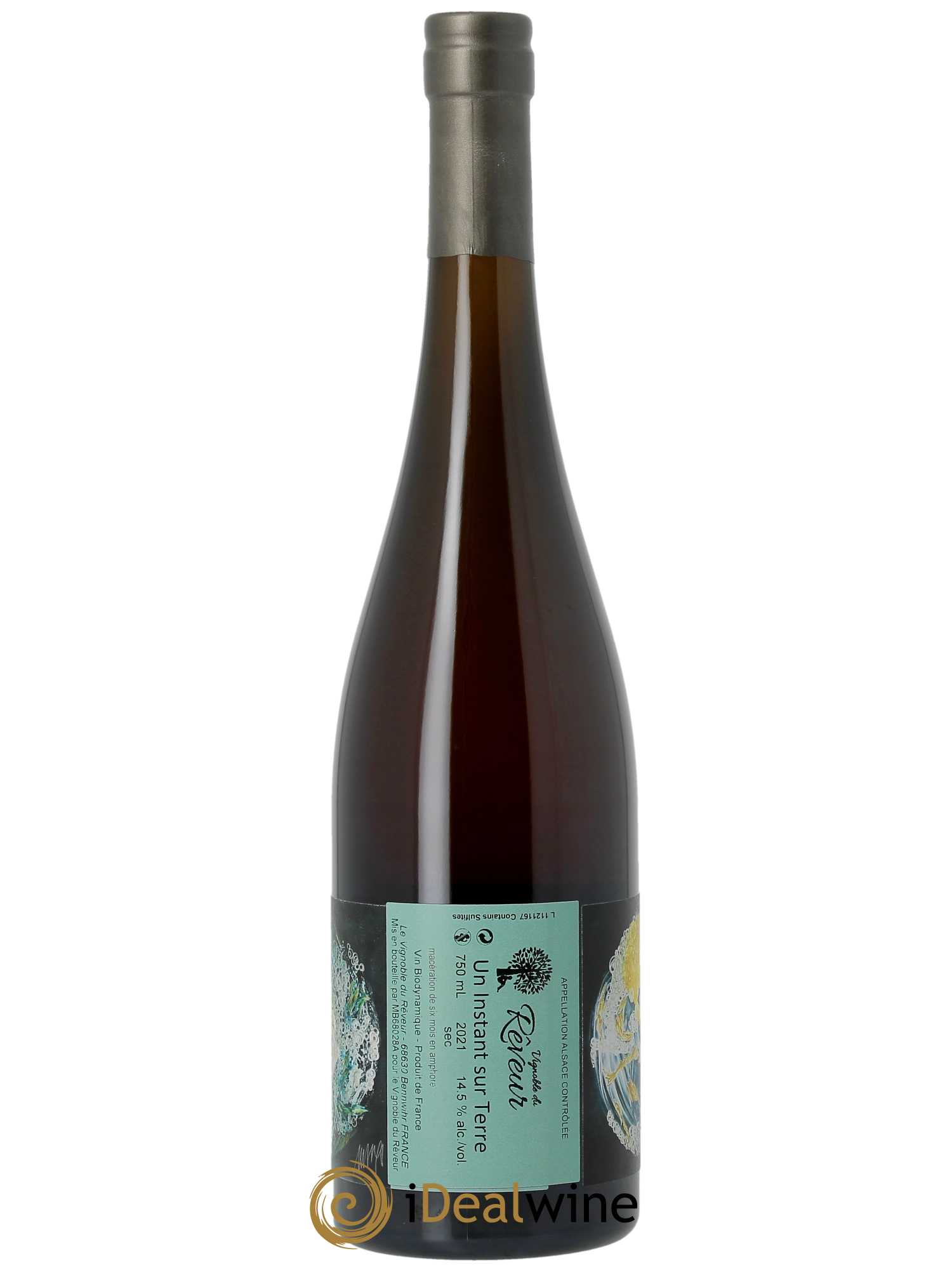 Alsace Un instant sur terre Vignoble du Rêveur 2021 - Lot de 1 bouteille - 3