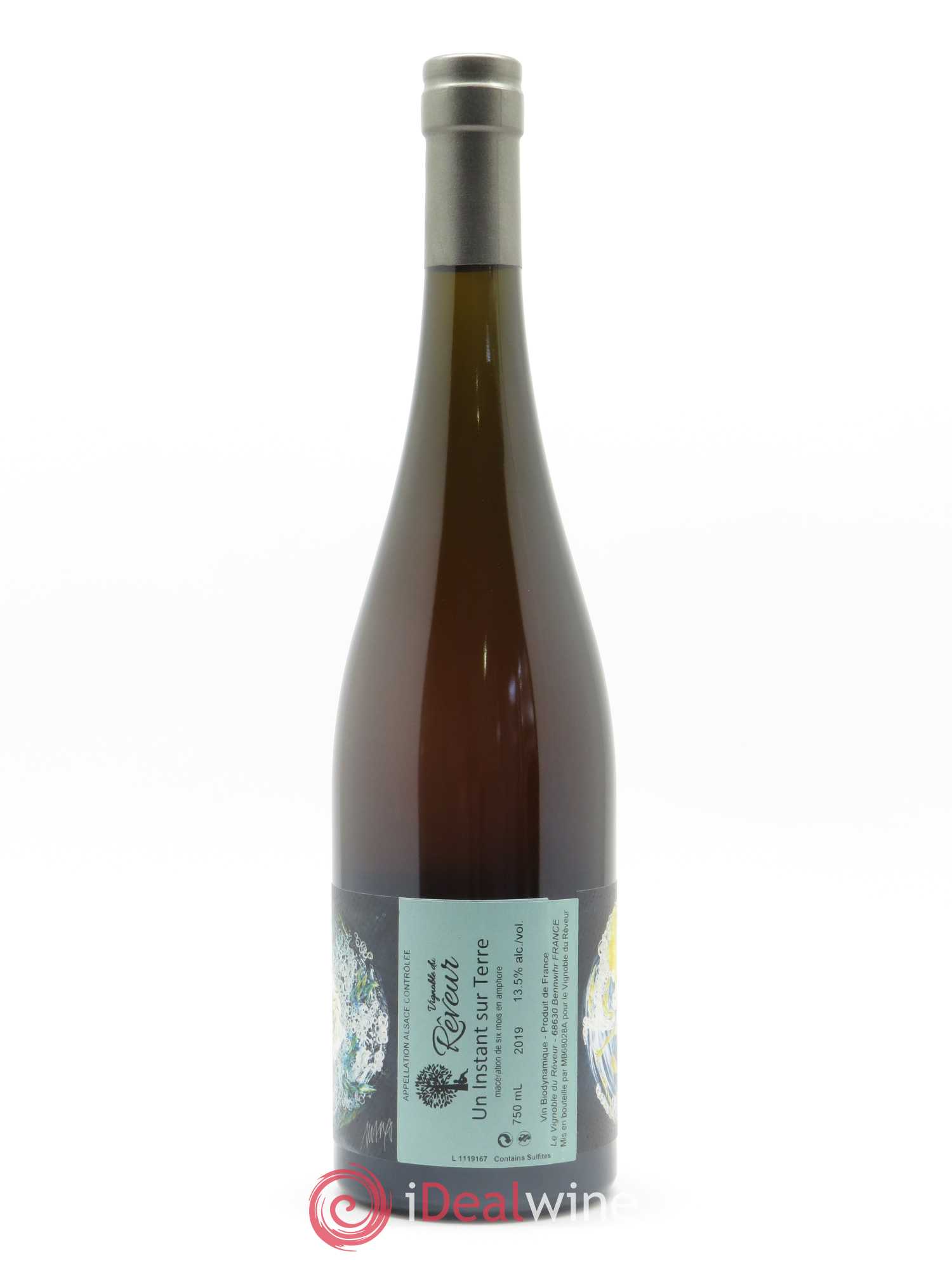 Alsace Un instant sur terre Vignoble du Rêveur 2019 - Lot de 1 bouteille - 1