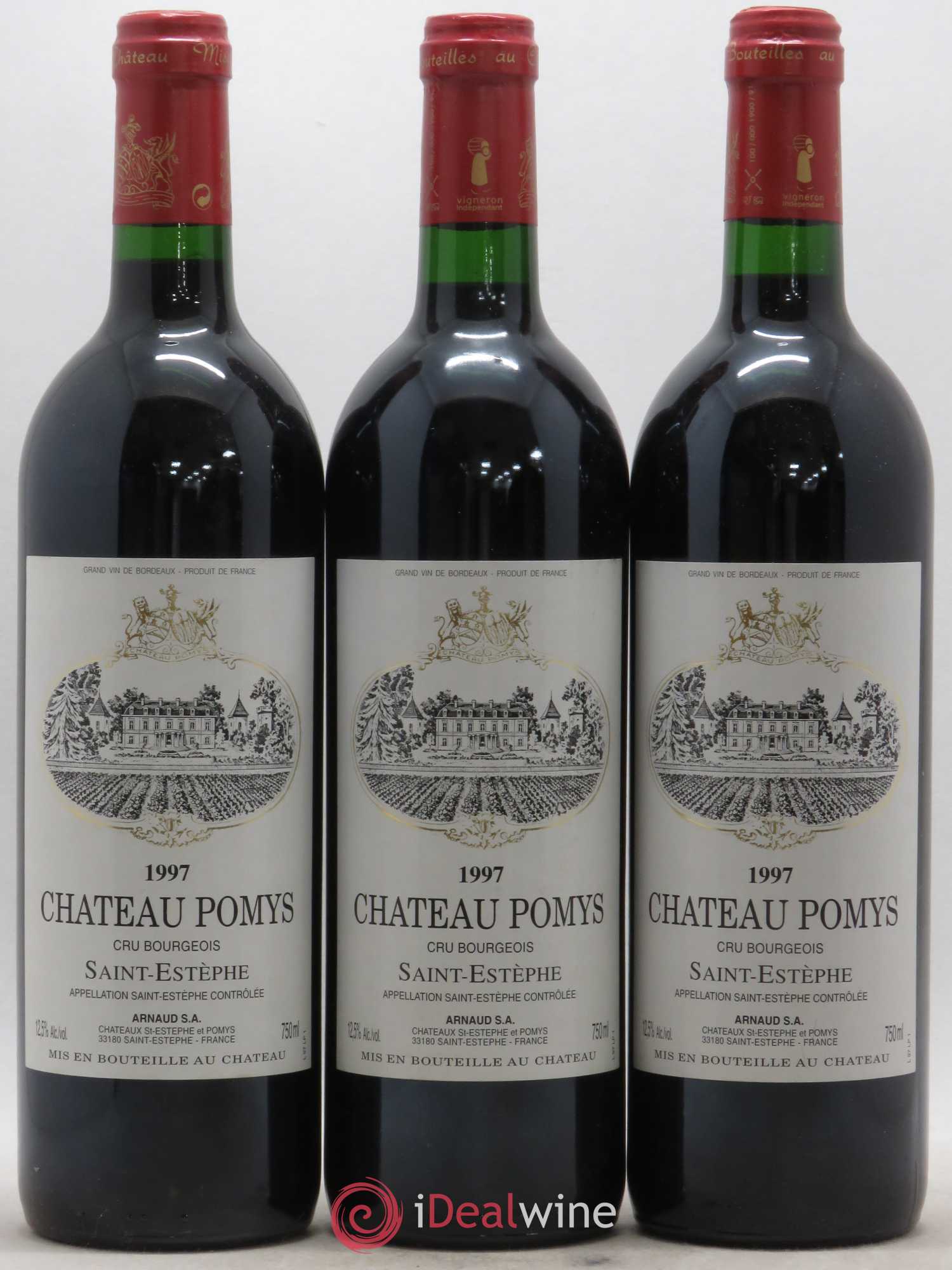 Château Pomys Cru Bourgeois 1997 - Lot de 6 bouteilles - 2