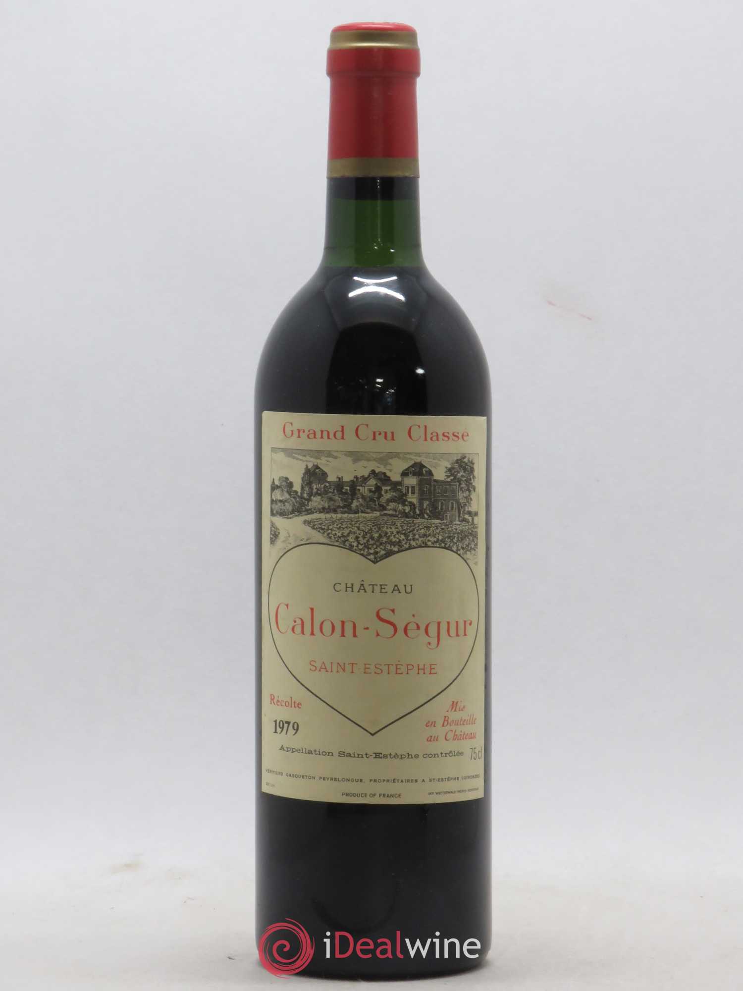 Château Calon Ségur 3ème Grand Cru Classé 1979 - Lot de 1 bouteille - 0