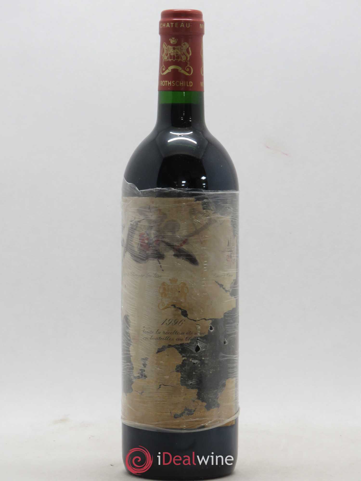 Château Mouton Rothschild 1er Grand Cru Classé 1996 - Lot de 1 bouteille - 0