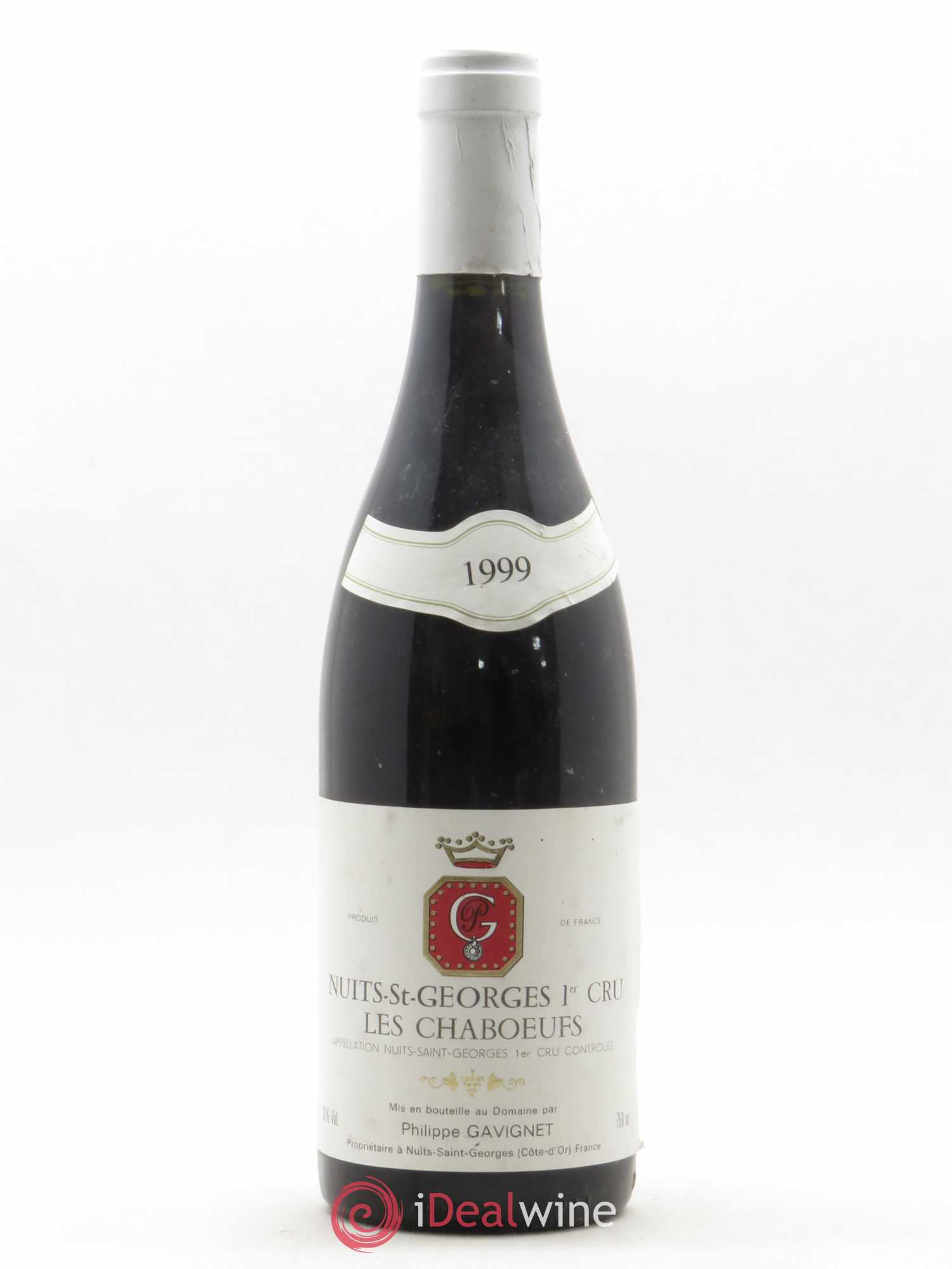 Nuits-Saint-Georges 1er Cru Les Chaboeufs Philippe Gavignet 1999 - Posten von 1 Flasche - 0