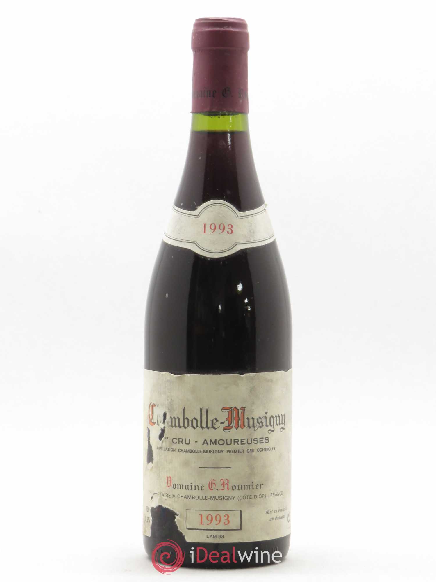 Chambolle-Musigny 1er Cru Les Amoureuses Georges Roumier (Domaine) 1993 - Lot de 1 bouteille - 0