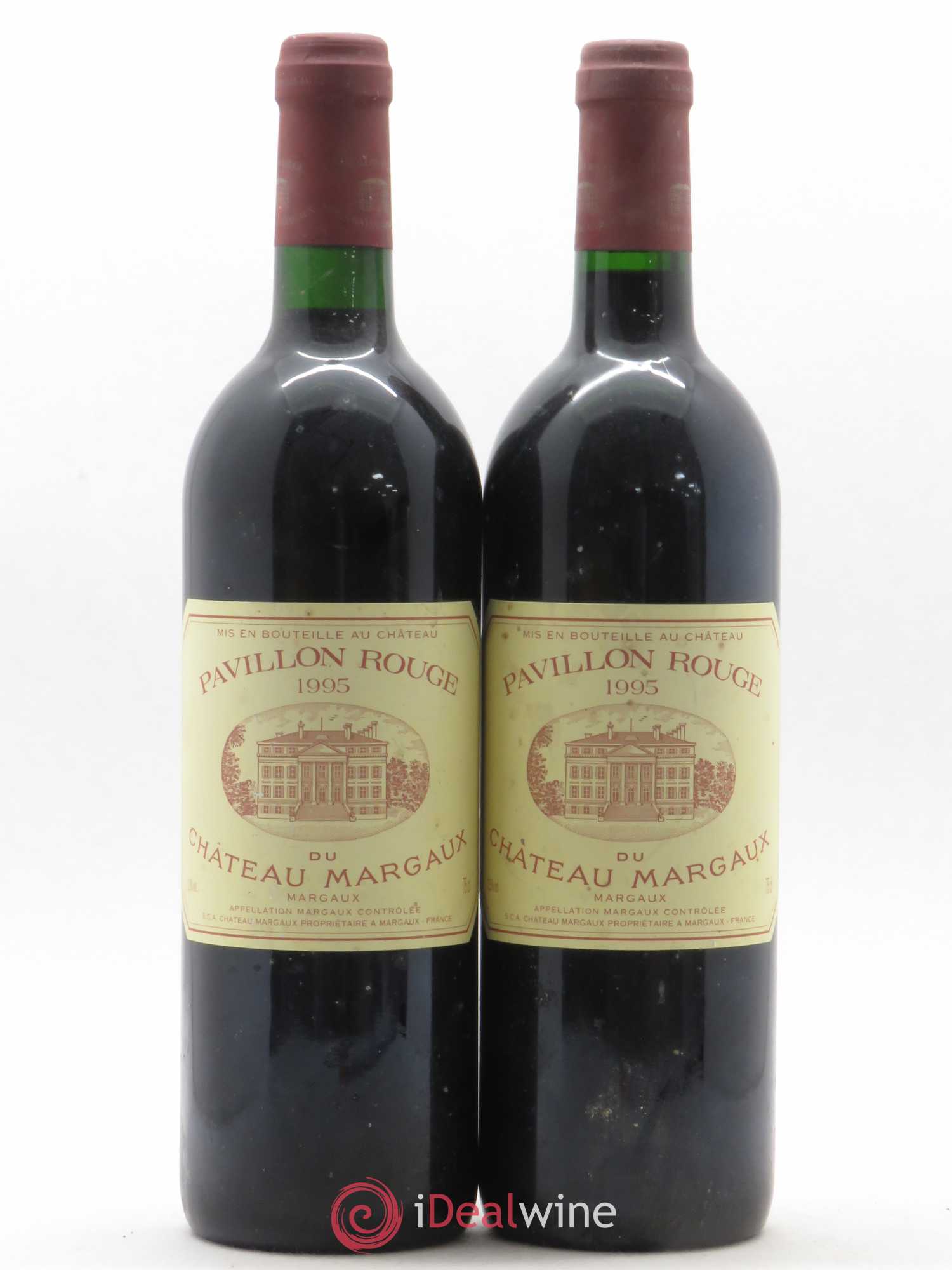 Pavillon Rouge du Château Margaux Second Vin 1995 - Lot de 2 bouteilles - 0
