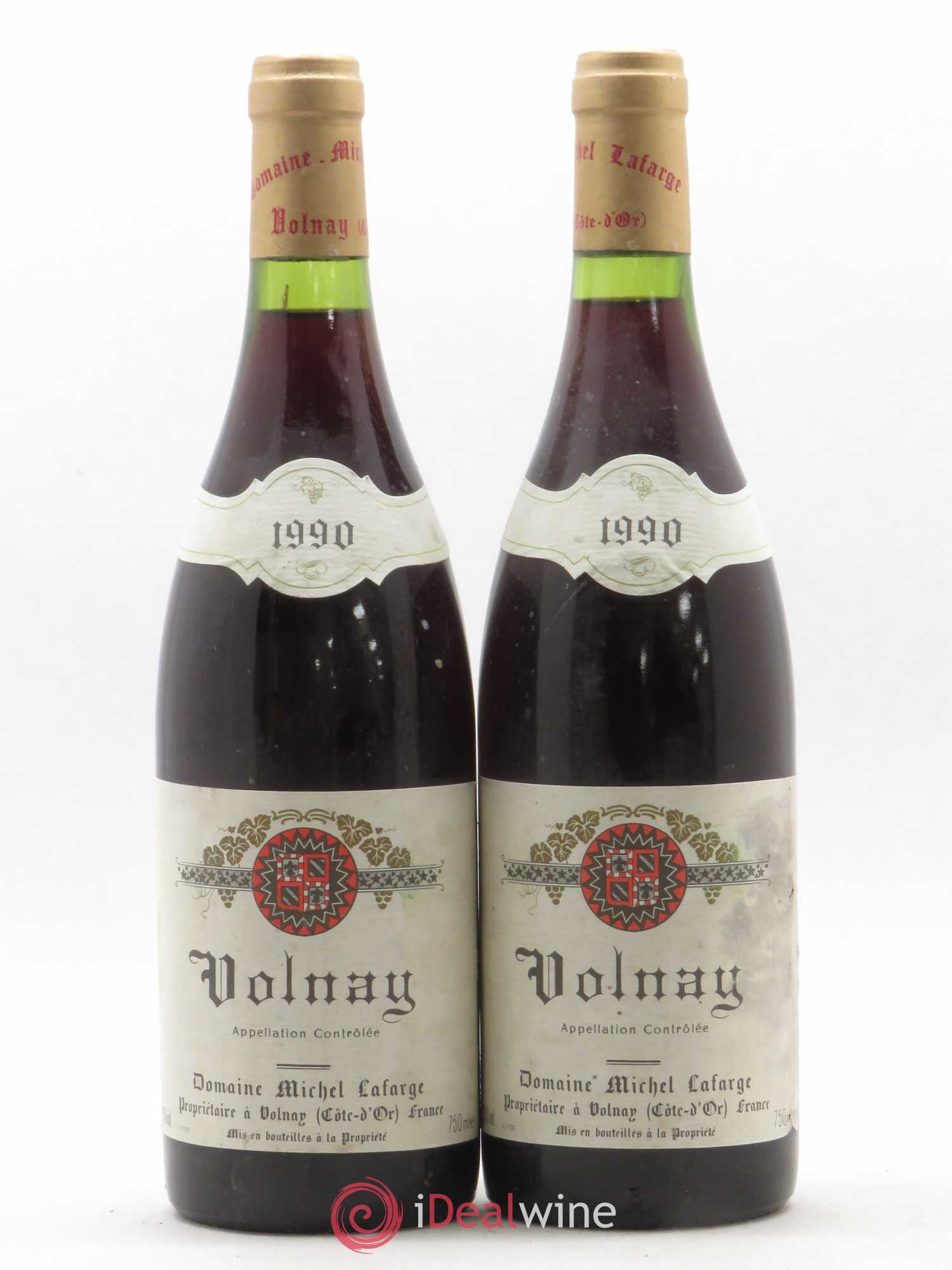 Volnay Lafarge (Domaine) 1990 - Lot de 2 bouteilles - 0