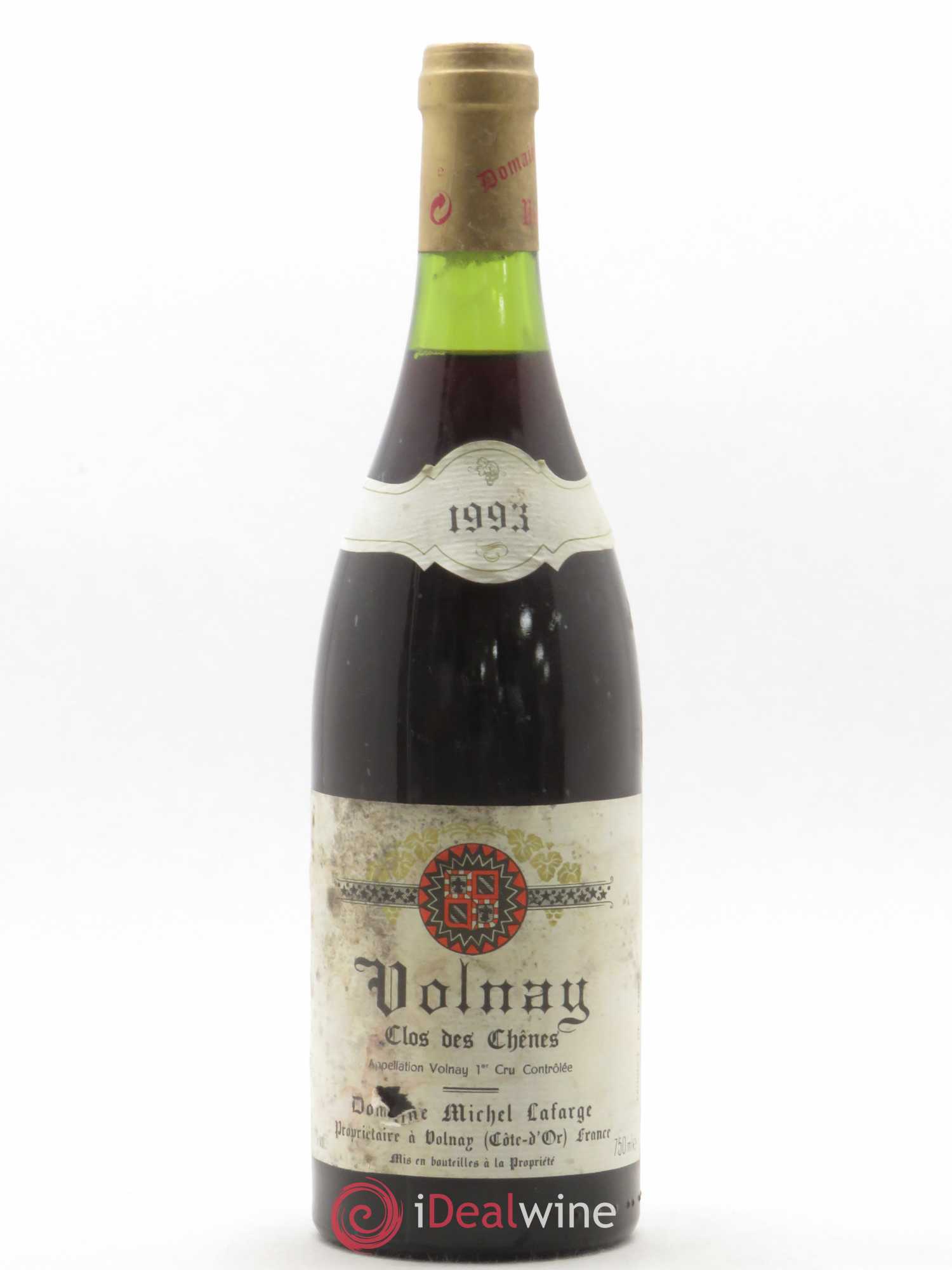 Volnay 1er Cru Clos des Chênes Lafarge (Domaine) 1993 - Lot de 1 bouteille - 0