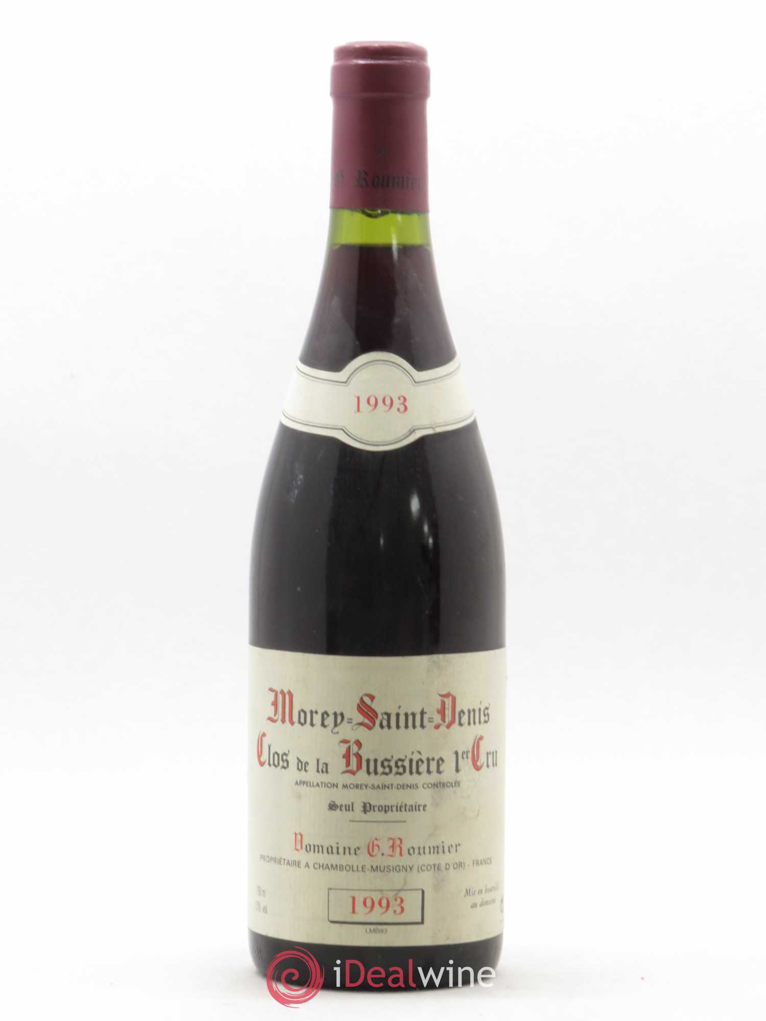 Morey-Saint-Denis 1er Cru Clos de la Bussière Georges Roumier (Domaine) 1993 - Lot de 1 bouteille - 0