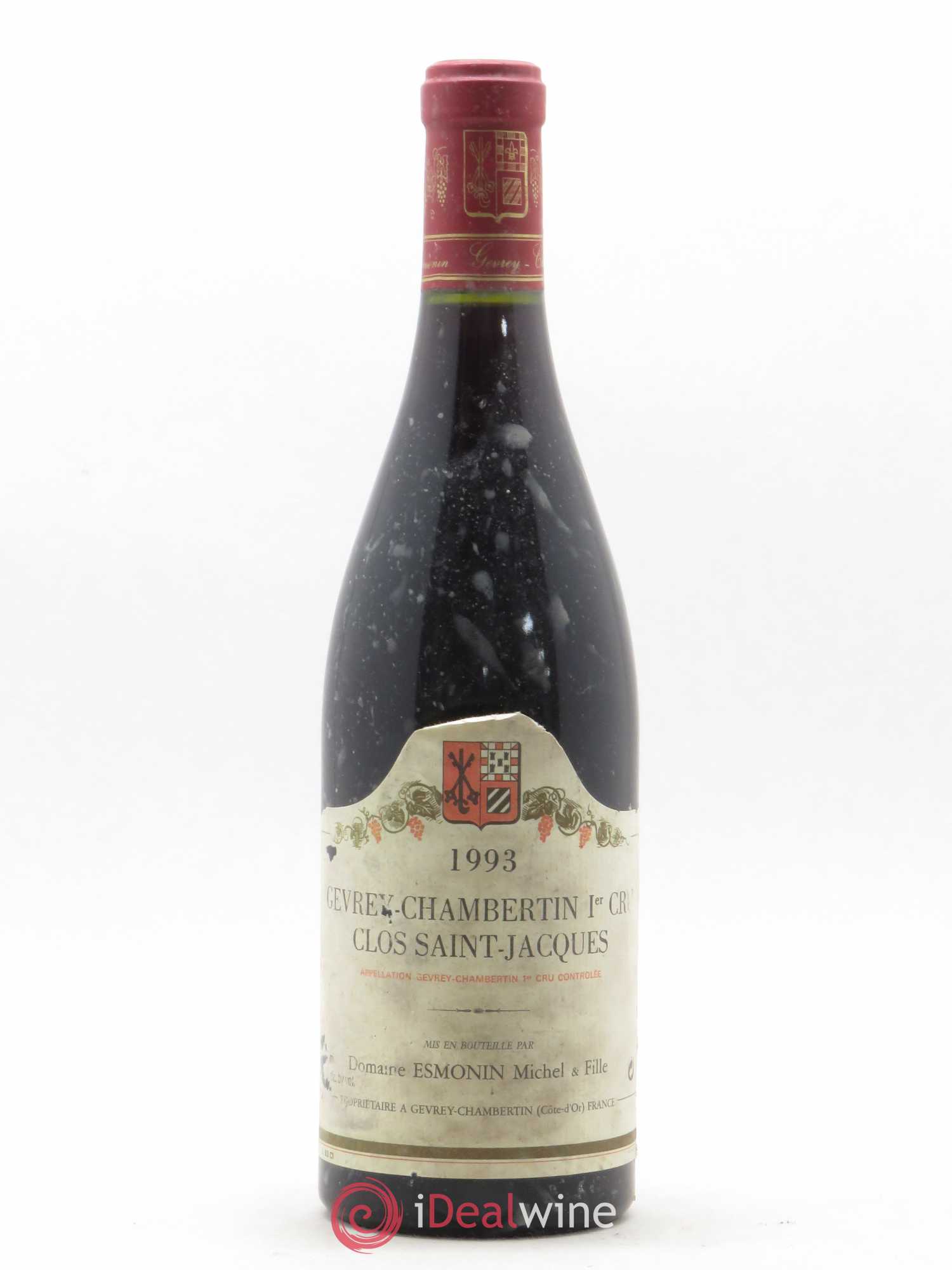 Gevrey-Chambertin 1er Cru Clos Saint Jacques Sylvie Esmonin 1993 - Lot de 1 bouteille - 0