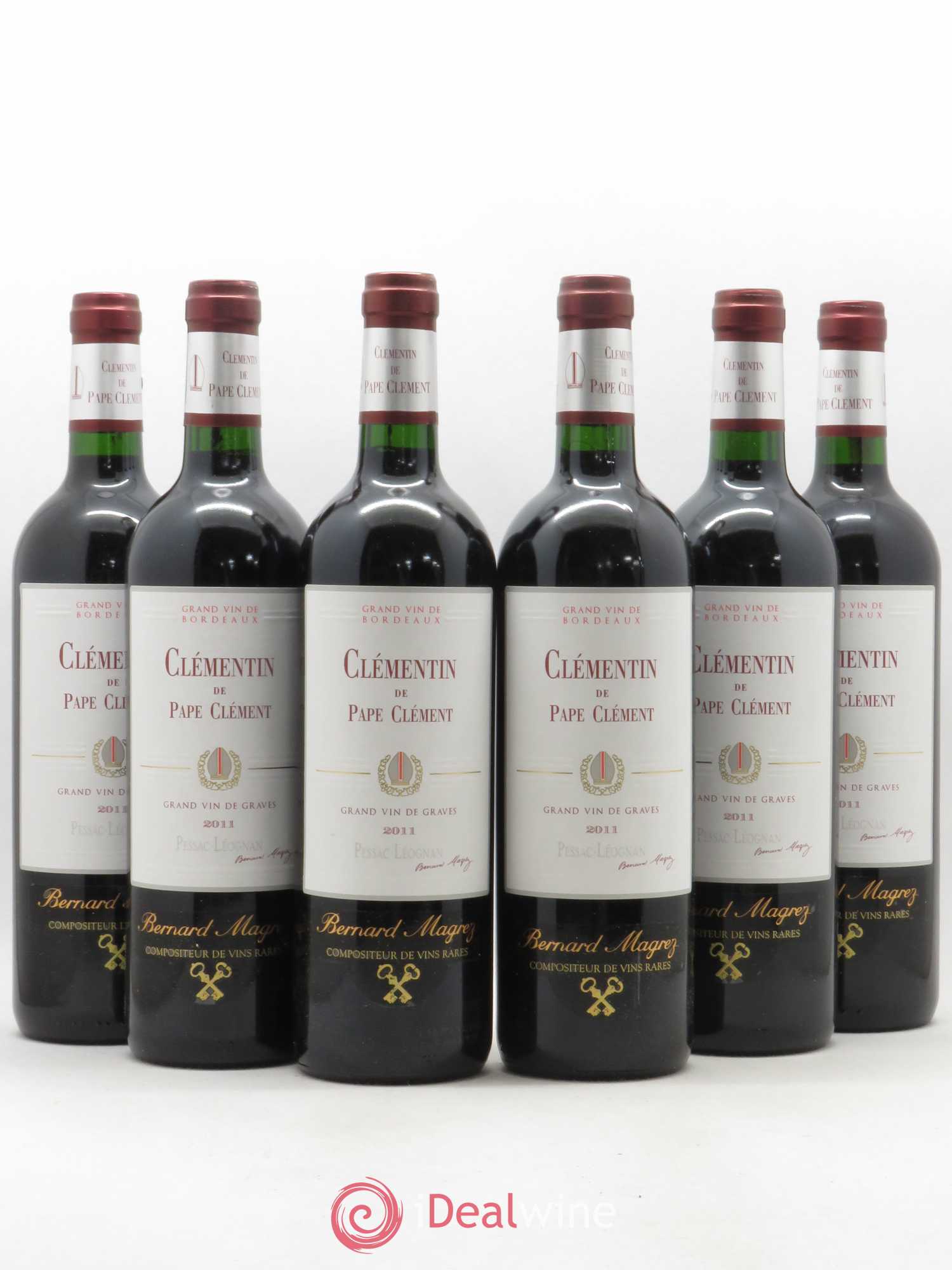 Le Clémentin de Pape Clément Second Vin 2011 - Lot de 6 bouteilles - 0