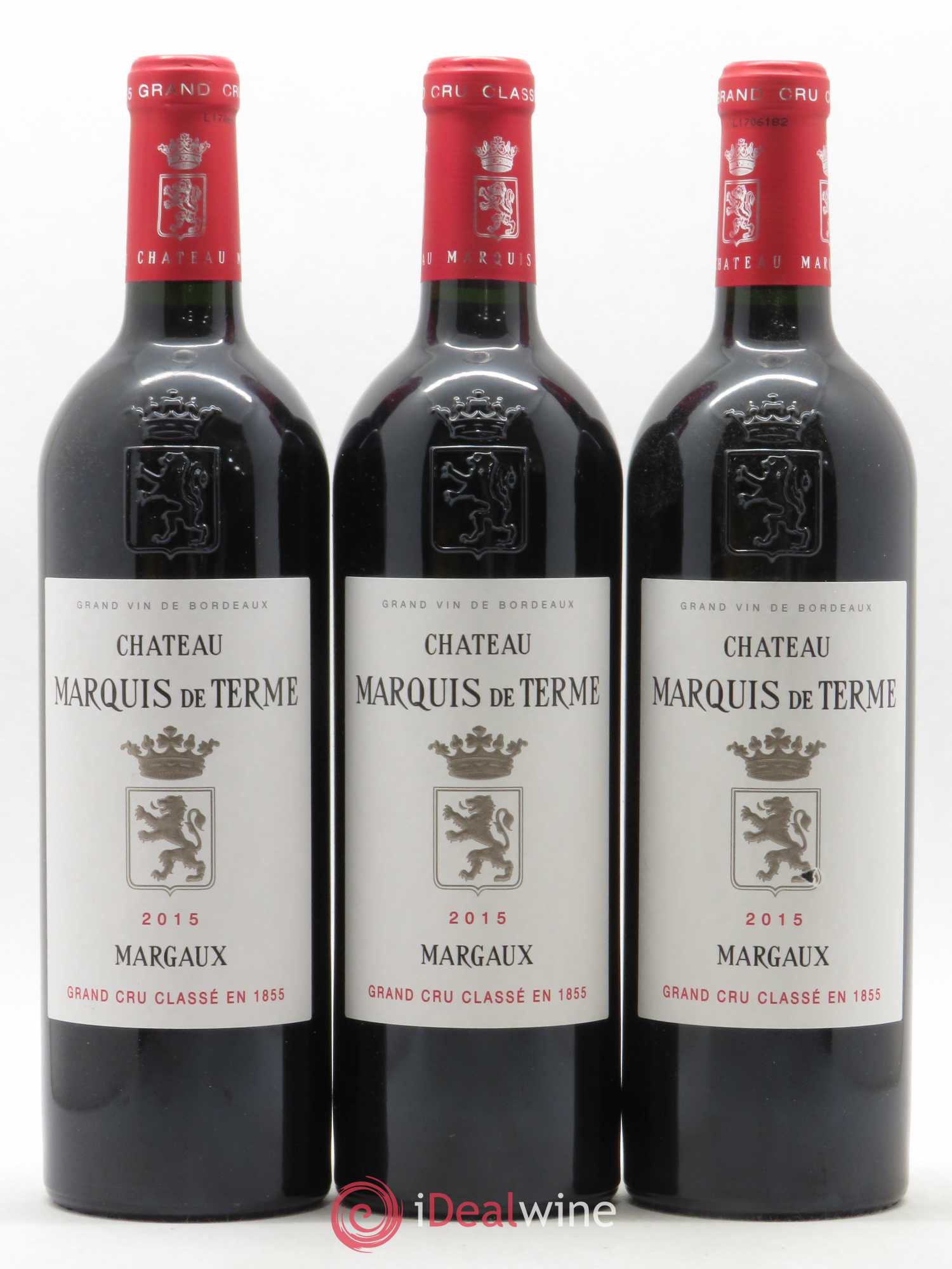 Château Marquis de Terme 4ème Grand Cru Classé 2015 - Lot de 6 bouteilles - 1