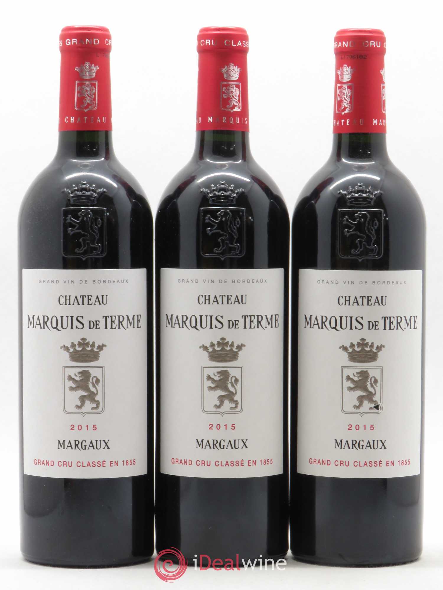 Château Marquis de Terme 4ème Grand Cru Classé 2015 - Lot de 6 bouteilles - 2