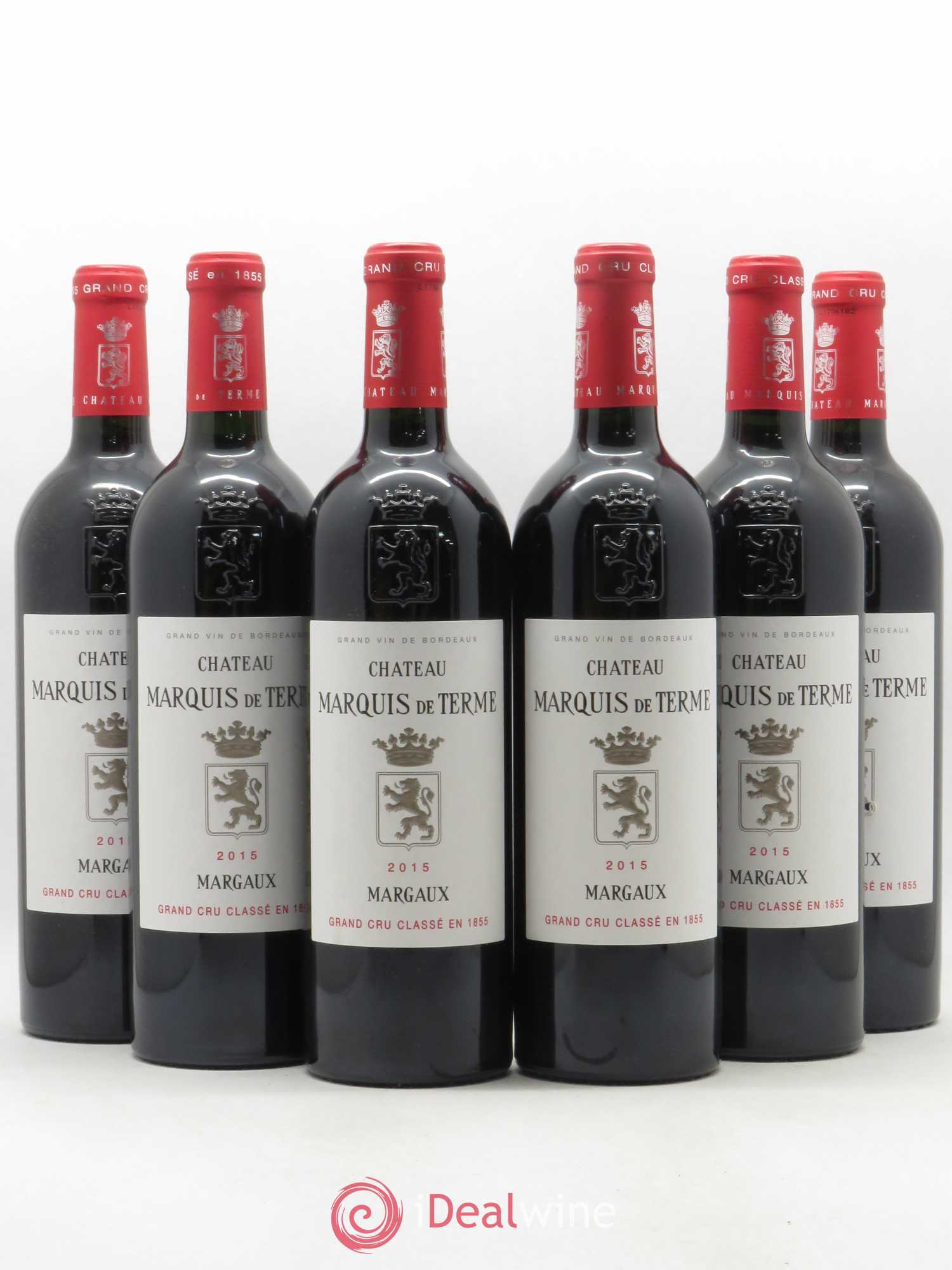 Château Marquis de Terme 4ème Grand Cru Classé 2015 - Lot de 6 bouteilles - 0
