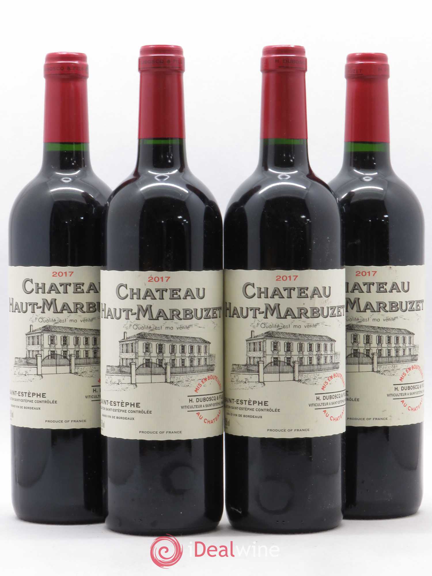 Château Haut Marbuzet 2017 - Lot de 4 bouteilles - 0