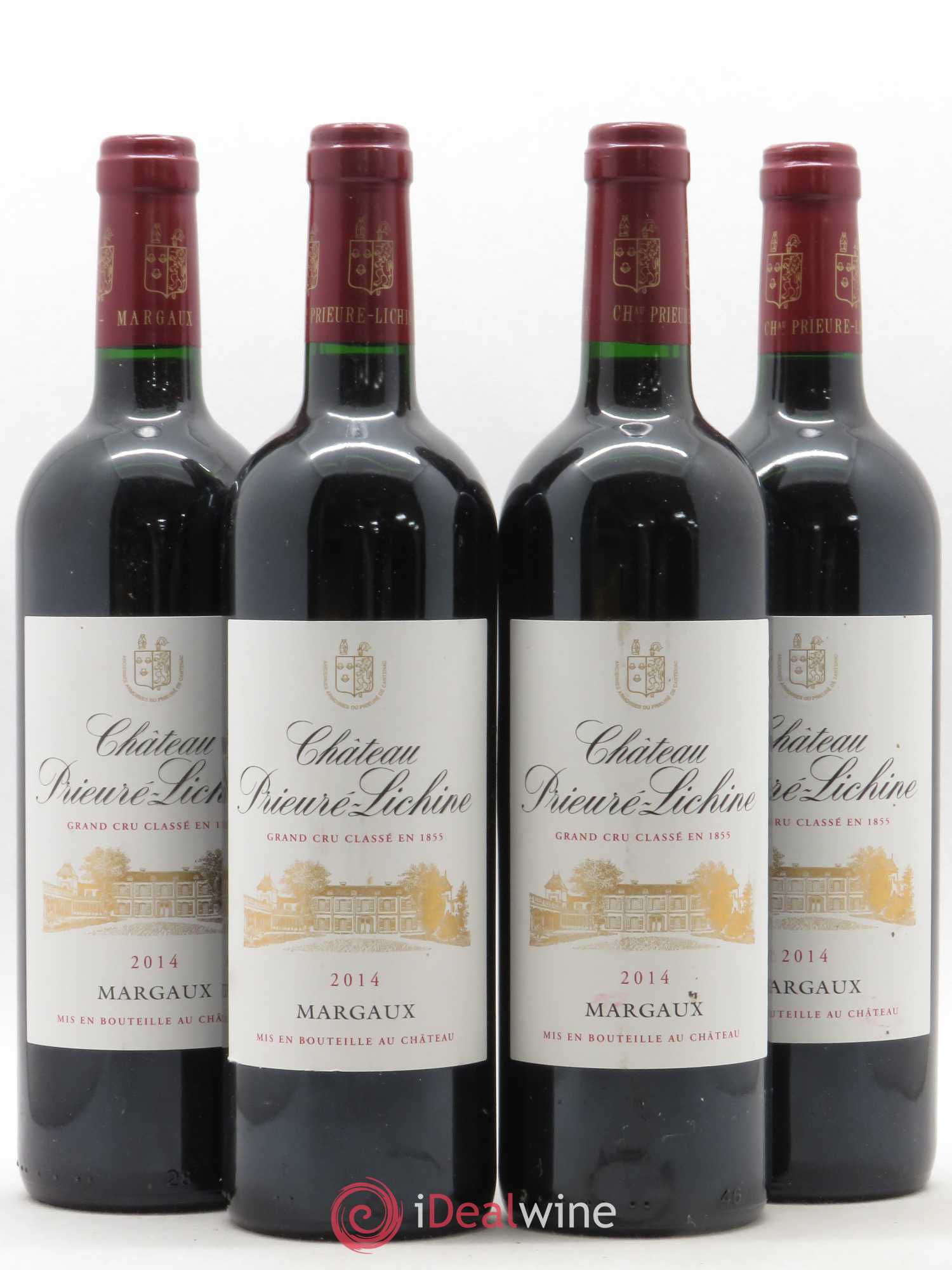 Château Prieuré Lichine 4ème Grand Cru Classé 2014 - Lot de 4 bouteilles - 0