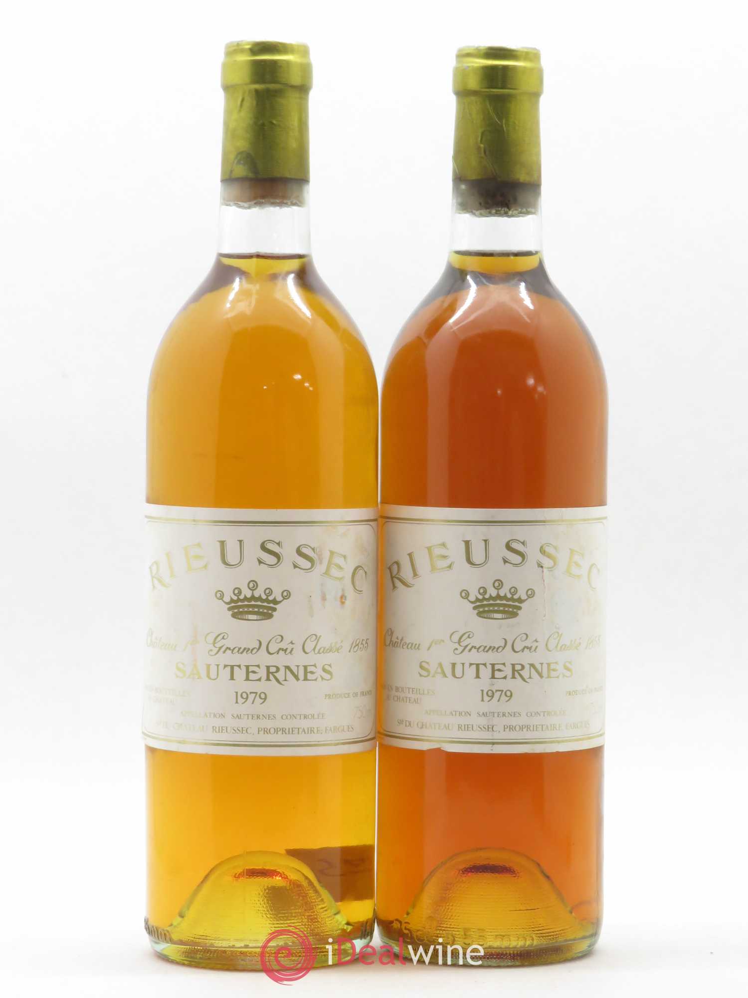 Château Rieussec 1er Grand Cru Classé 1979 - Lotto di 2 bottiglie - 0