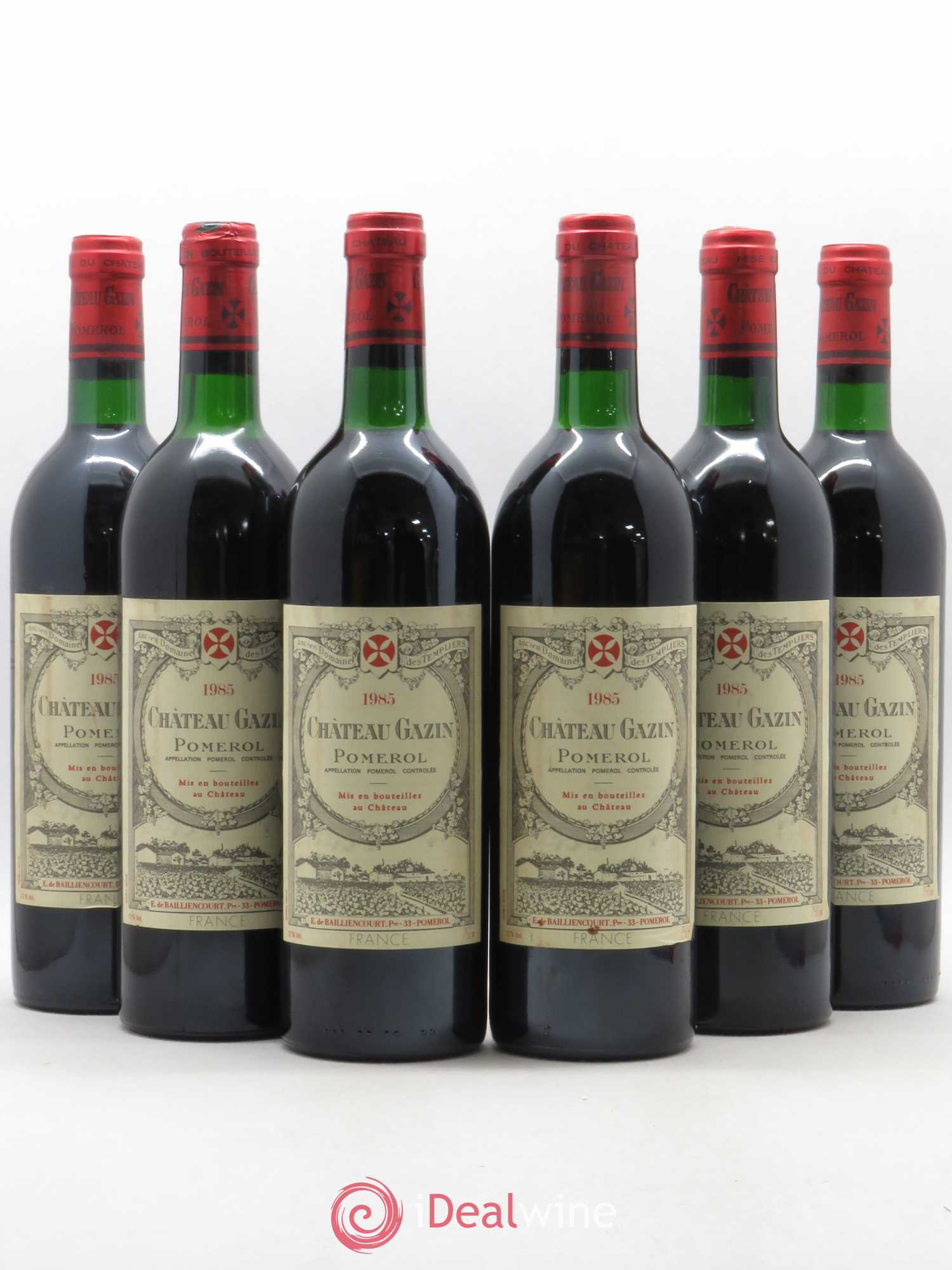 Château Gazin 1985 - Lot de 6 bouteilles - 0