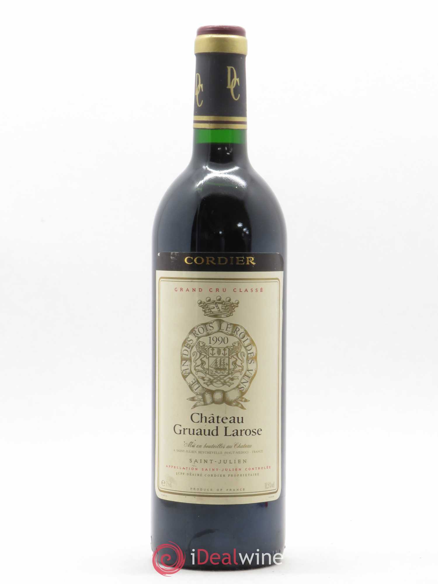 Château Gruaud Larose 2ème Grand Cru Classé 1990 - Lot de 1 bouteille - 0