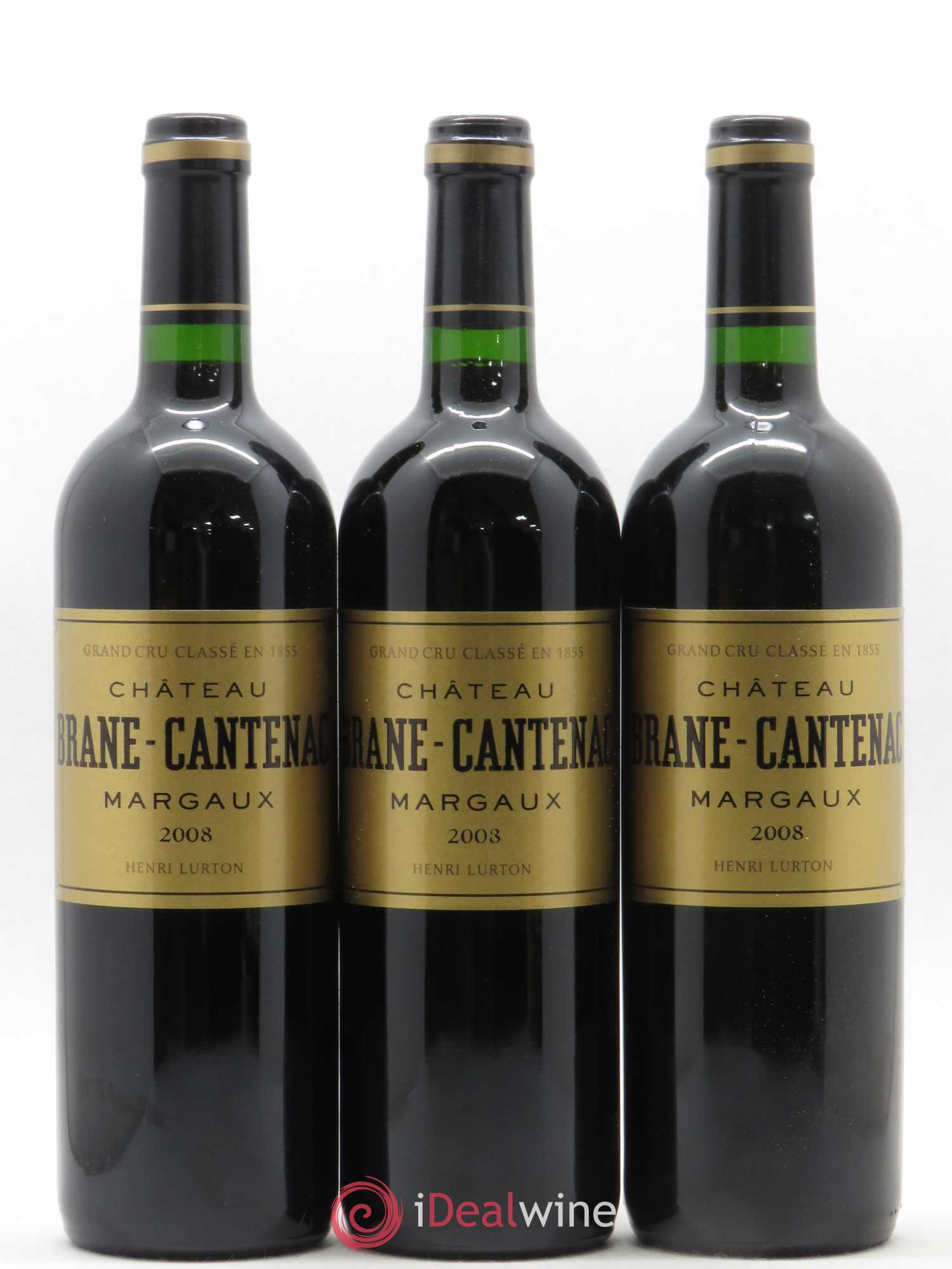 Château Brane Cantenac 2ème Grand Cru Classé 2008 - Lot de 12 bouteilles - 2
