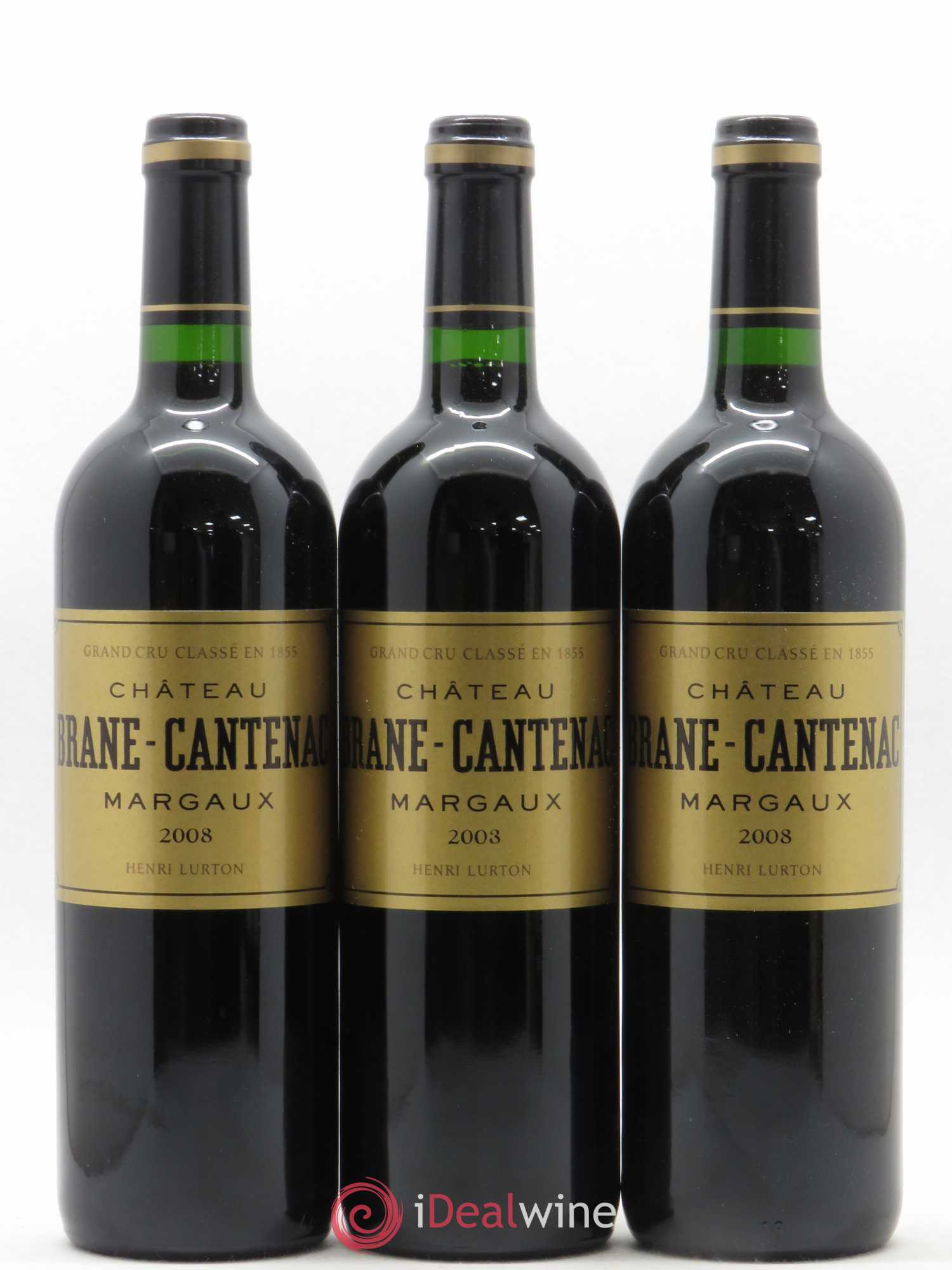 Château Brane Cantenac 2ème Grand Cru Classé 2008 - Lot de 12 bouteilles - 3