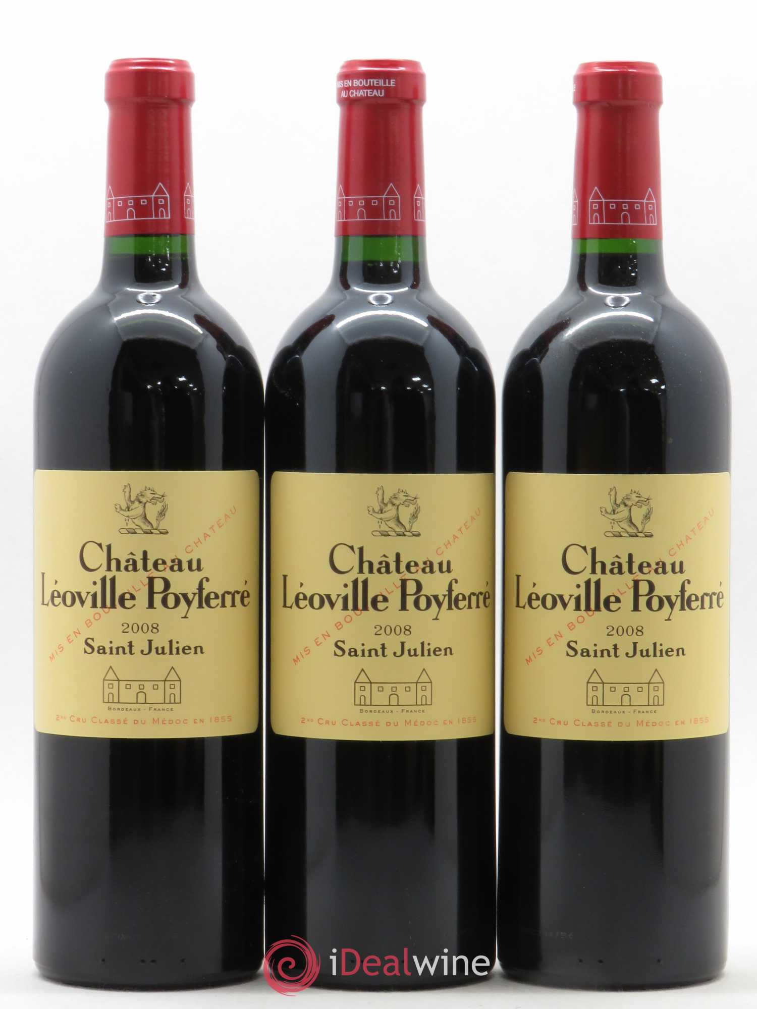 Château Léoville Poyferré 2ème Grand Cru Classé 2008 - Lot de 12 bouteilles - 3