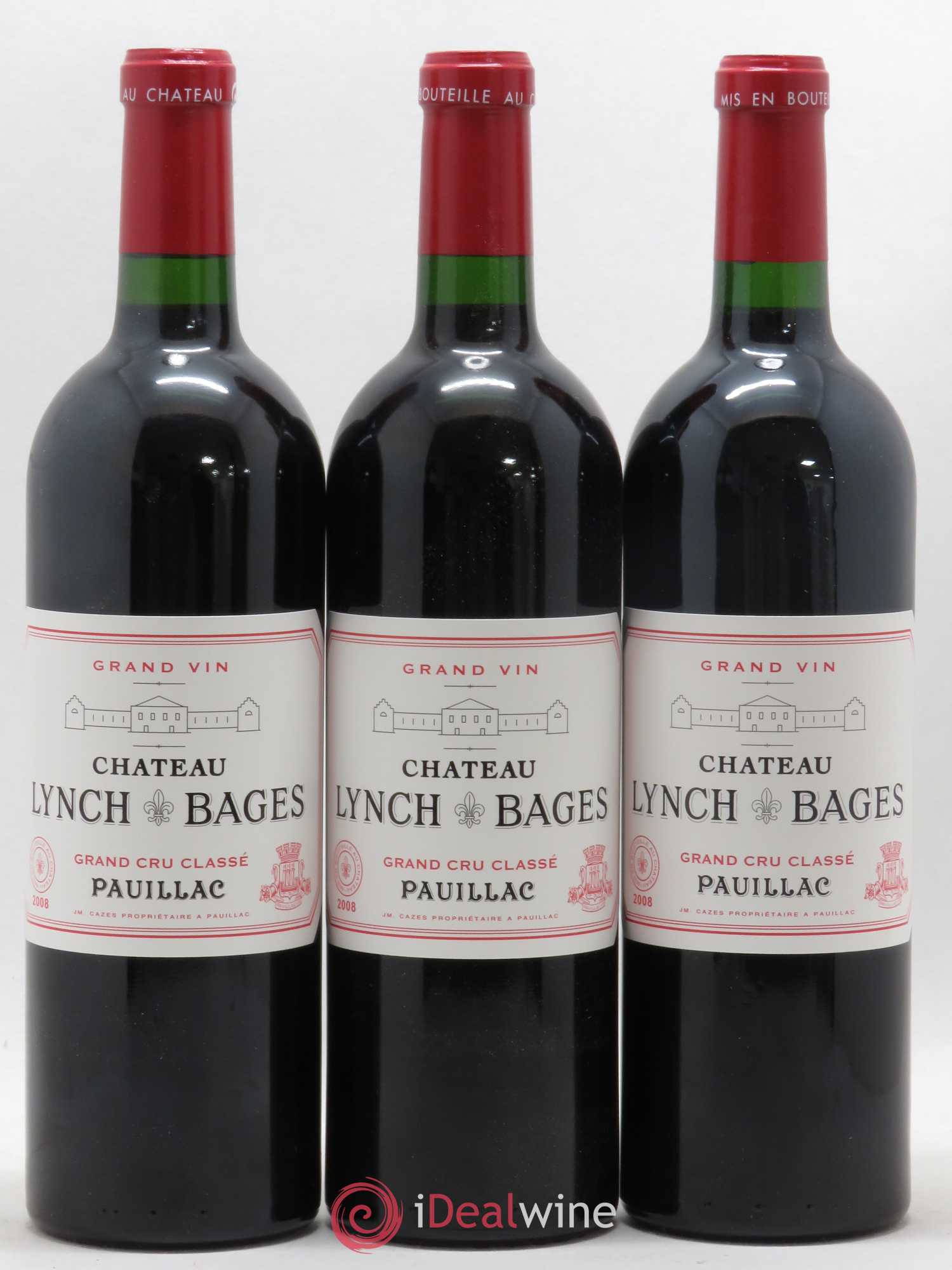 Château Lynch Bages 5ème Grand Cru Classé 2008 - Lot de 6 bouteilles - 1