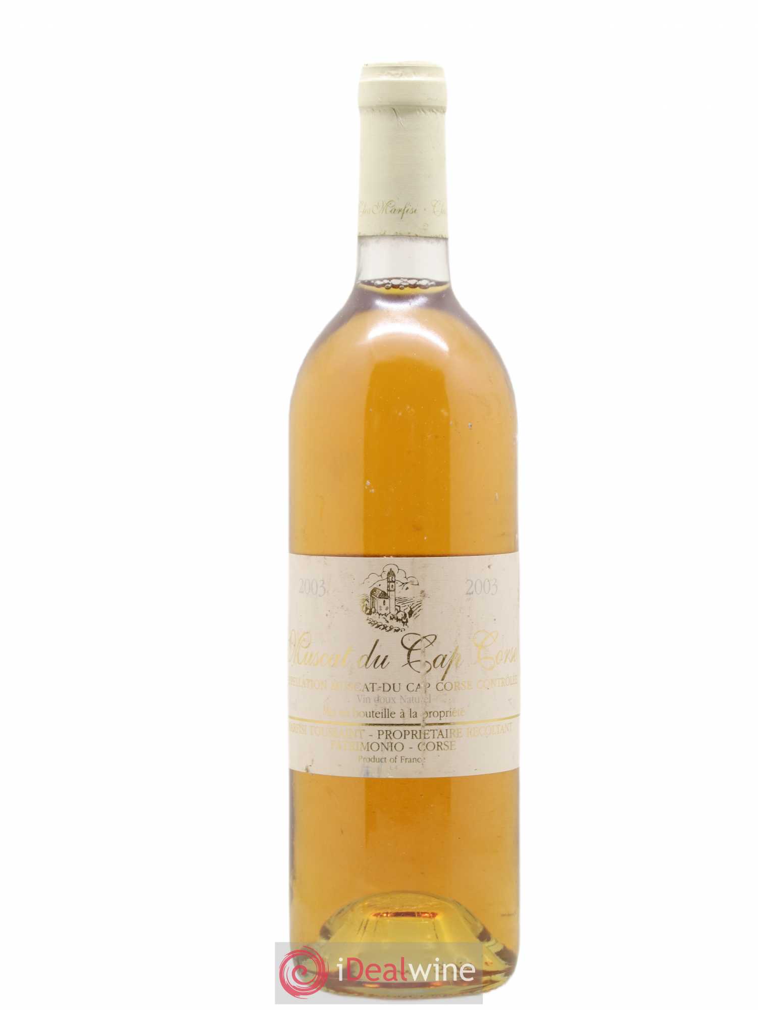 Muscat du Cap Corse Toussaint Marfisi (sans prix de réserve) 2003 - Posten von 1 Flasche - 0