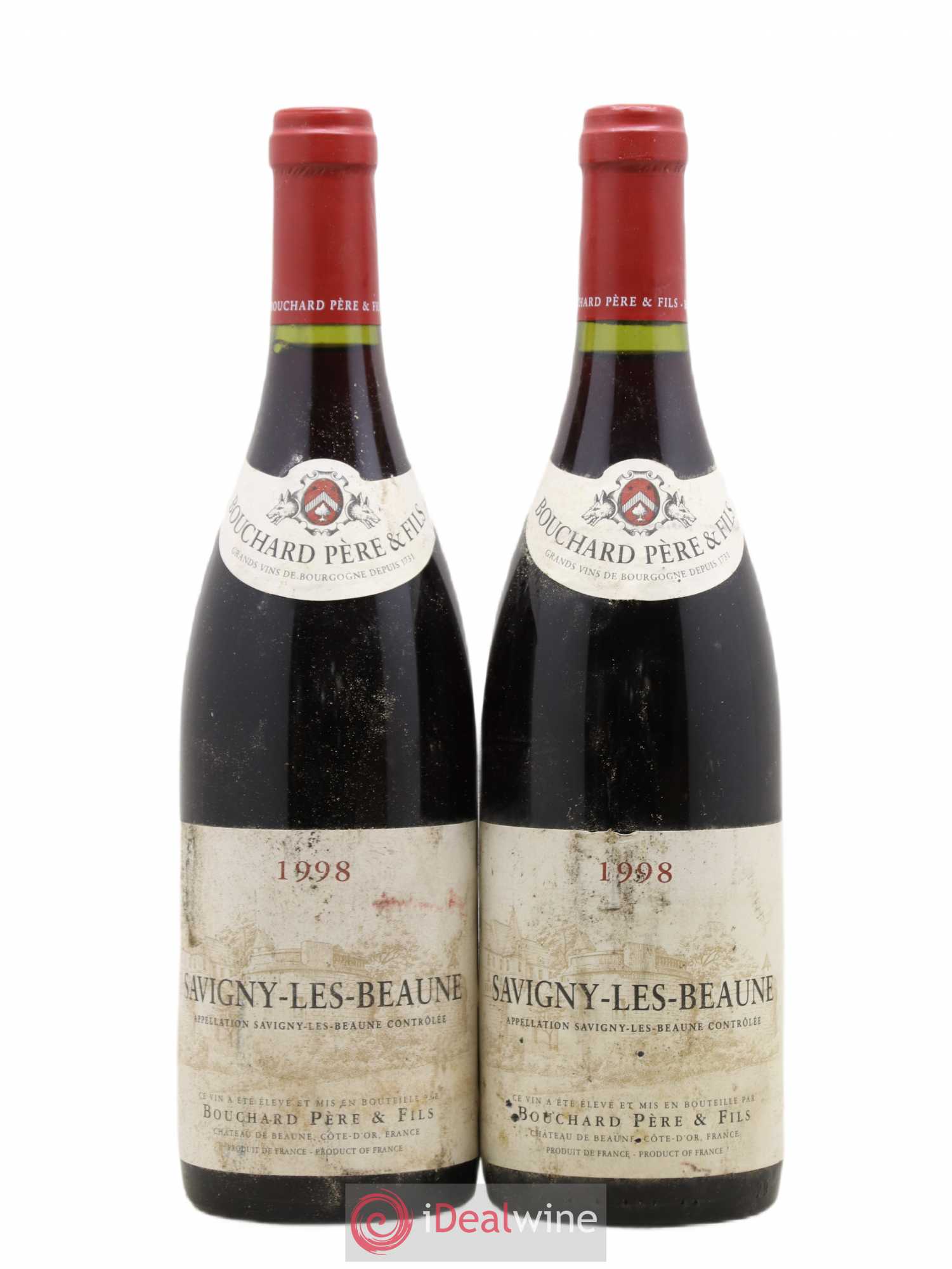 Savigny-lès-Beaune Bouchard Pere Et Fils 1998 - Lot de 2 bouteilles - 0