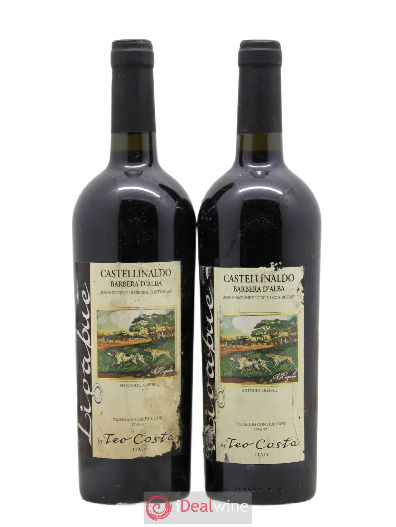 Barbera d'Alba DOC Castellinaldo Ligabue 2003 - Lotto di 2 bottiglie - 0