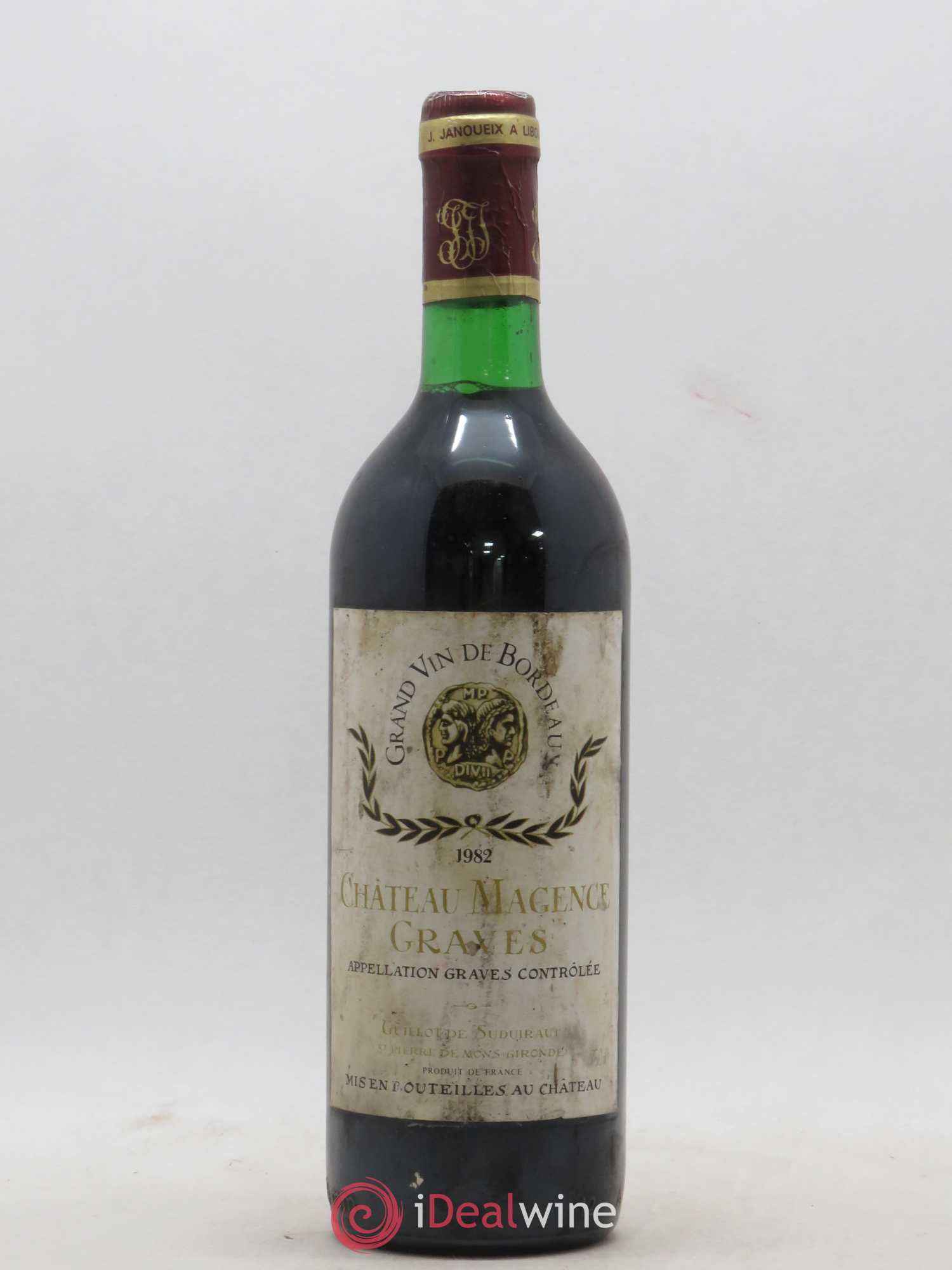 Château Magence 1982 - Lot de 1 bouteille - 0