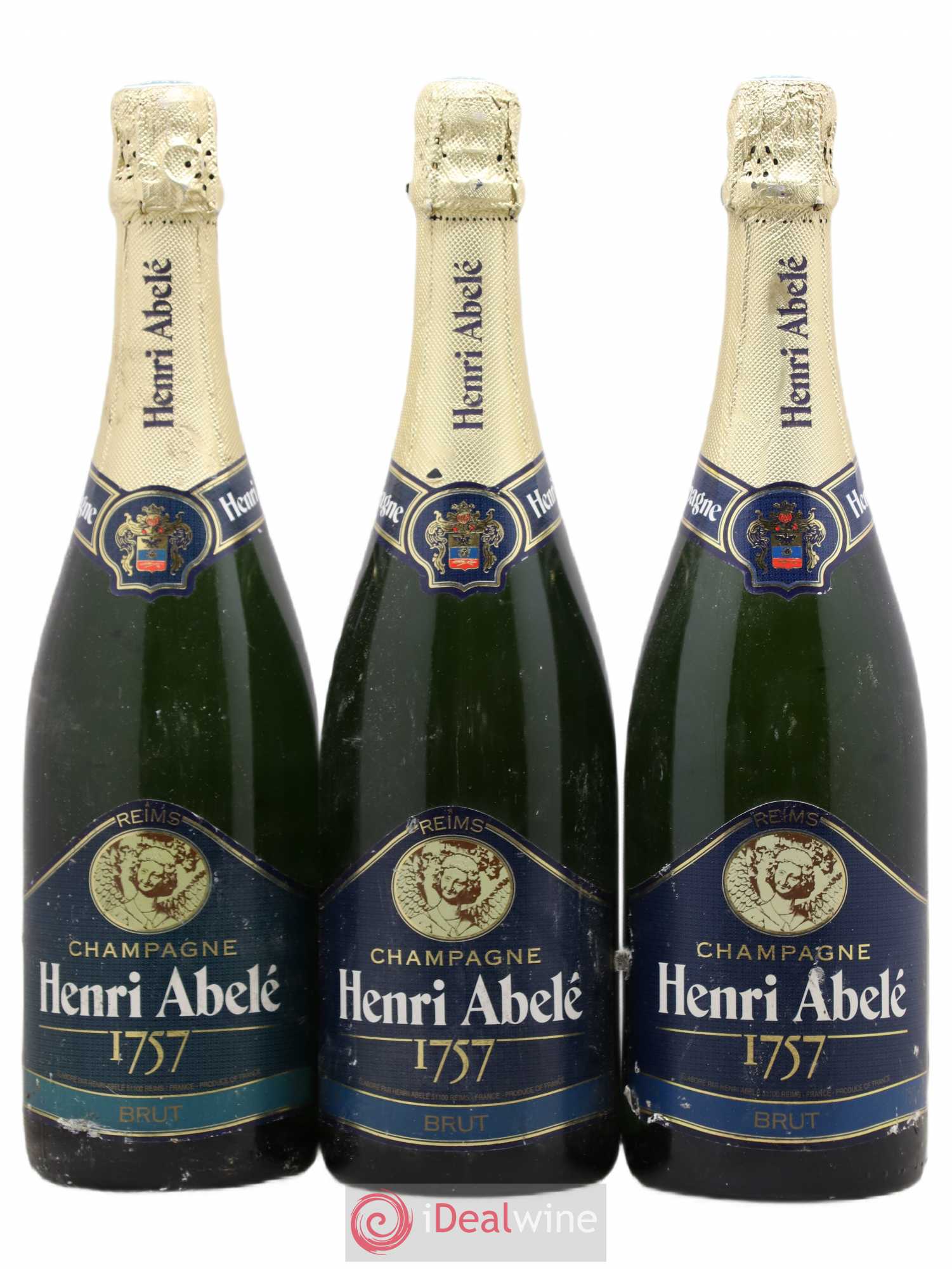 Champagne 1757 Henri Abele - Posten von 3 Flaschen - 0