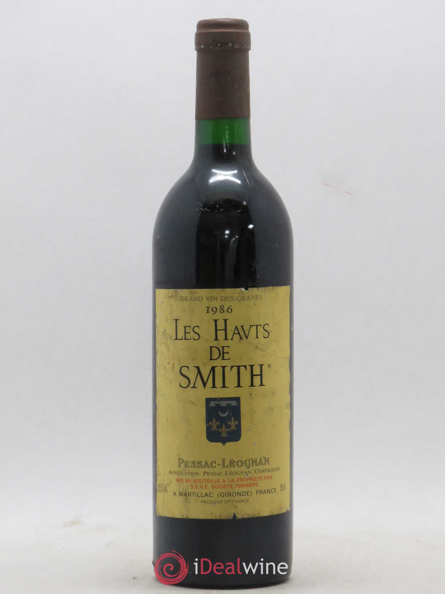 Les Hauts de Smith Second Vin 1986 - Lot de 1 bouteille - 0