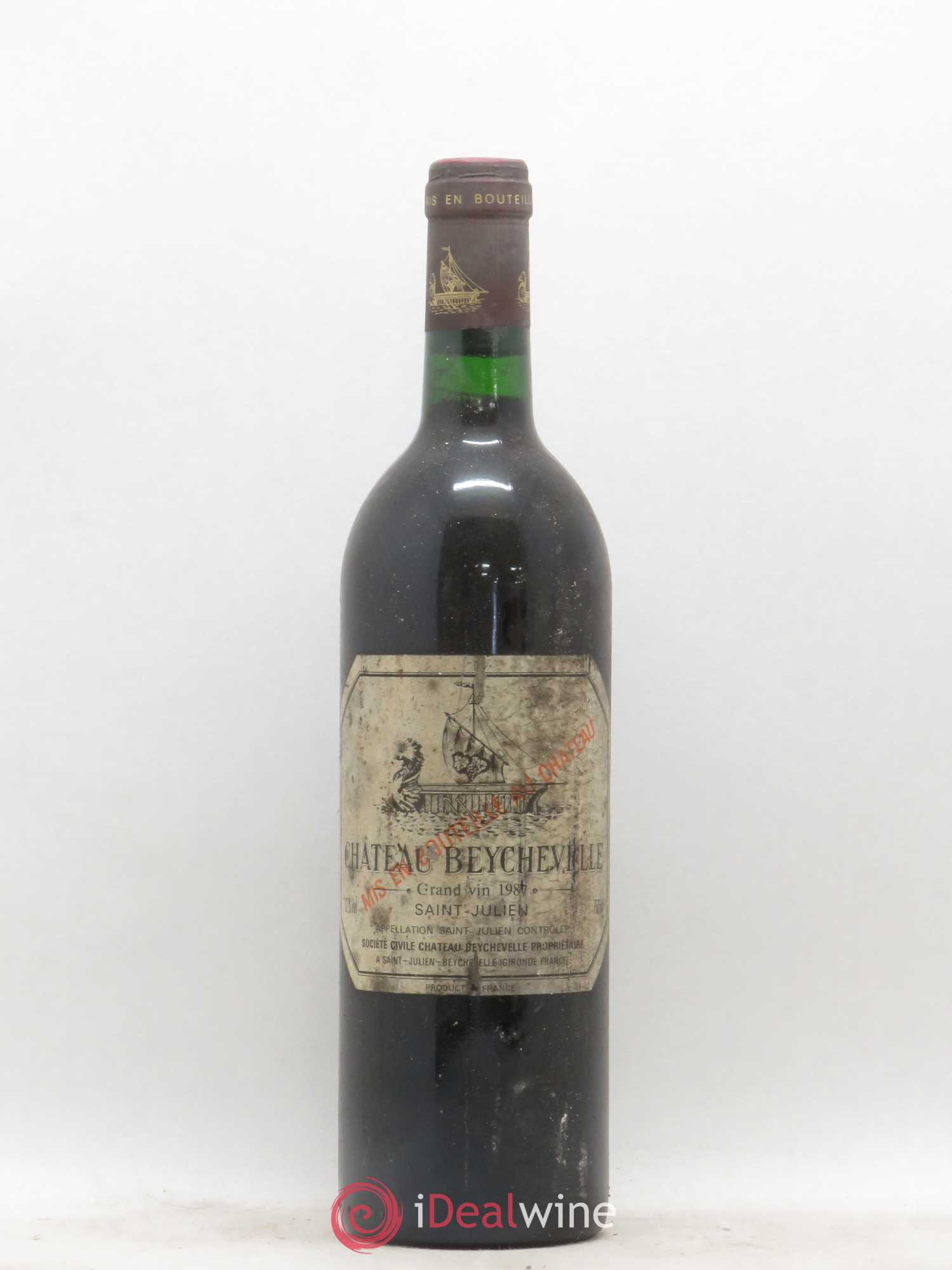 Château Beychevelle 4ème Grand Cru Classé 1987 - Lot de 1 bouteille - 0
