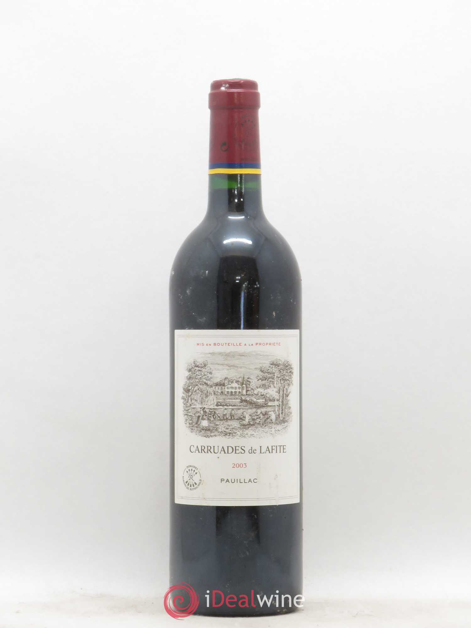 Carruades de Lafite Rothschild Second Vin 2003 - Lot de 1 bouteille - 0