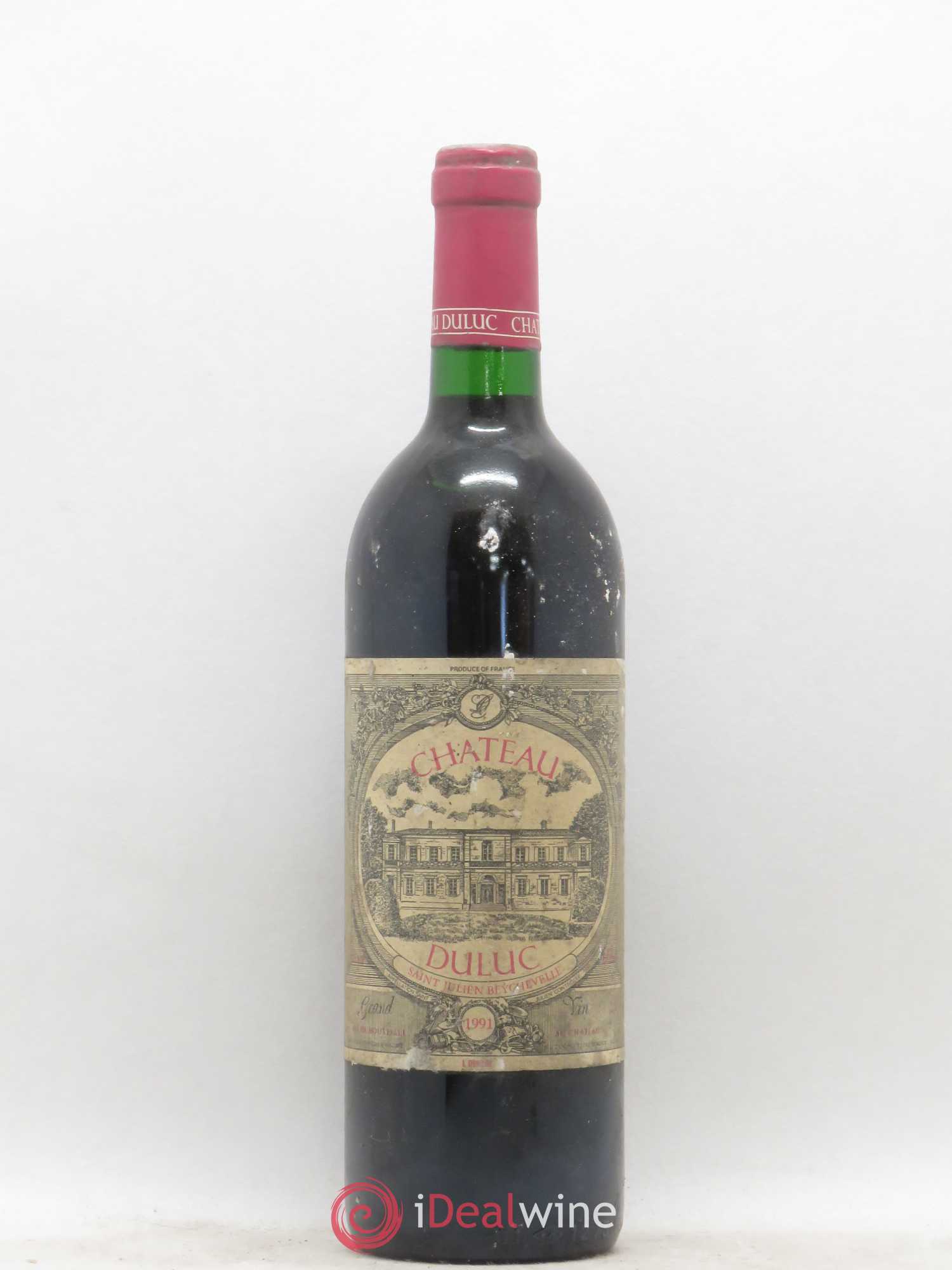 Duluc de Branaire Second Vin 1991 - Lot de 1 bouteille - 0