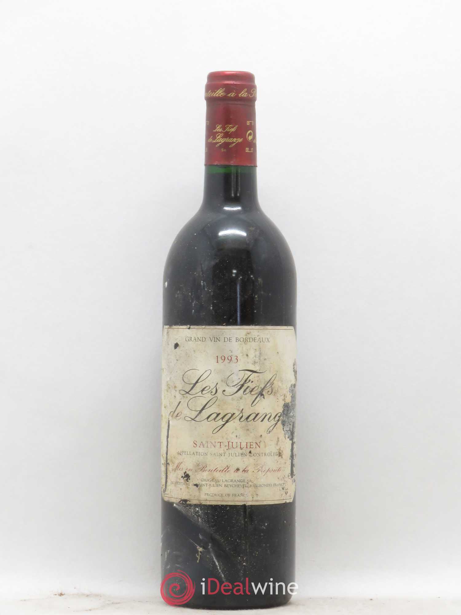 Les Fiefs de Lagrange Second Vin 1993 - Lot de 1 bouteille - 0