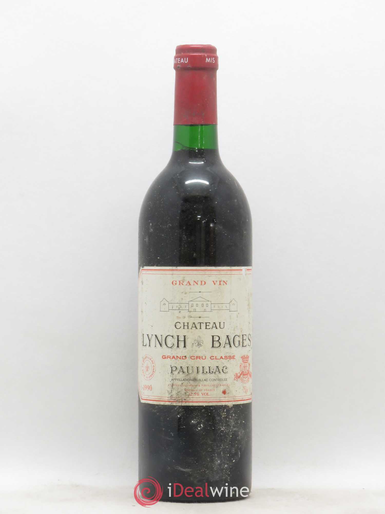 Château Lynch Bages 5ème Grand Cru Classé 1990 - Lot de 1 bouteille - 0