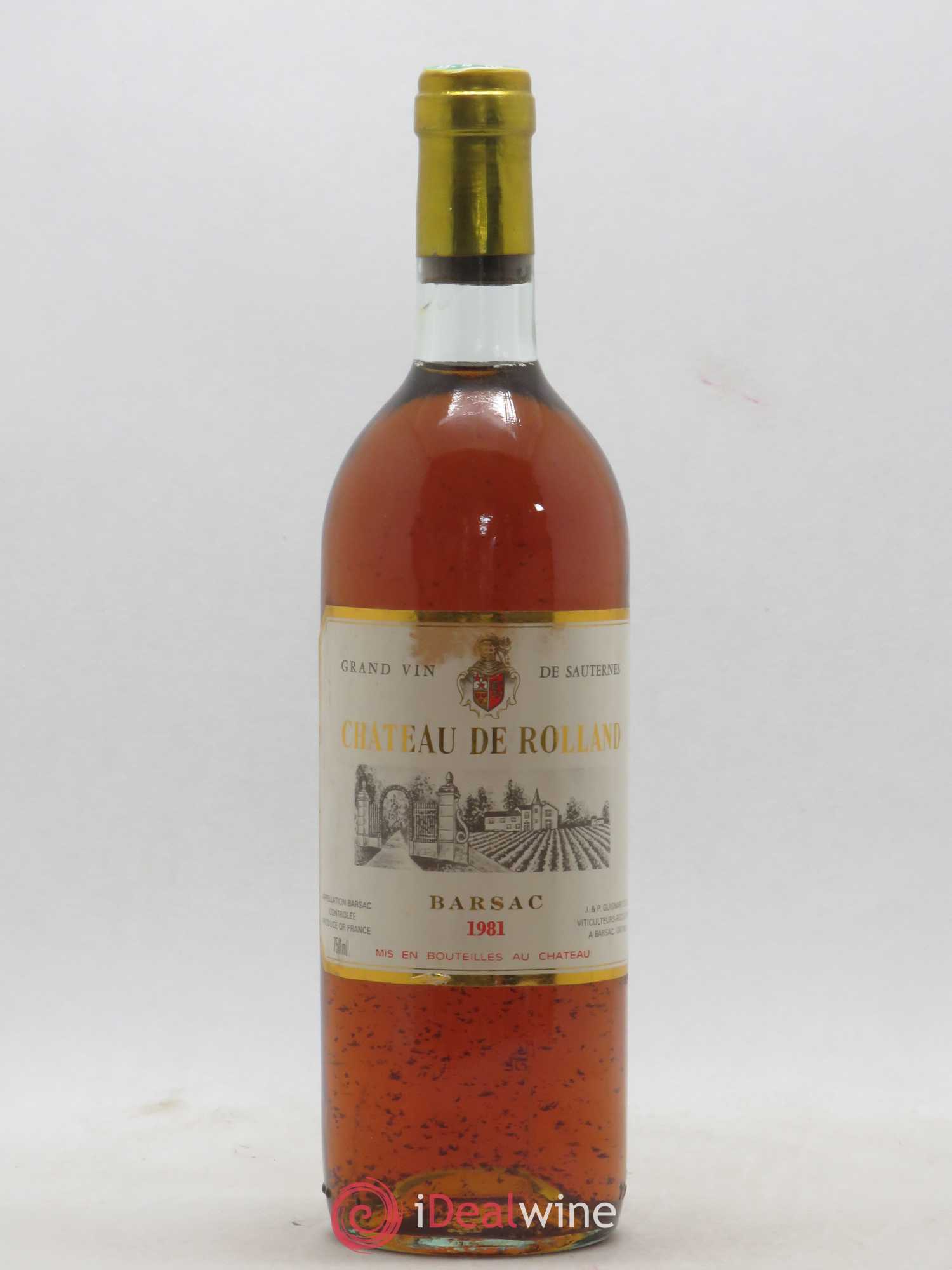 Barsac Château de Rolland 1981 - Posten von 1 Flasche - 0