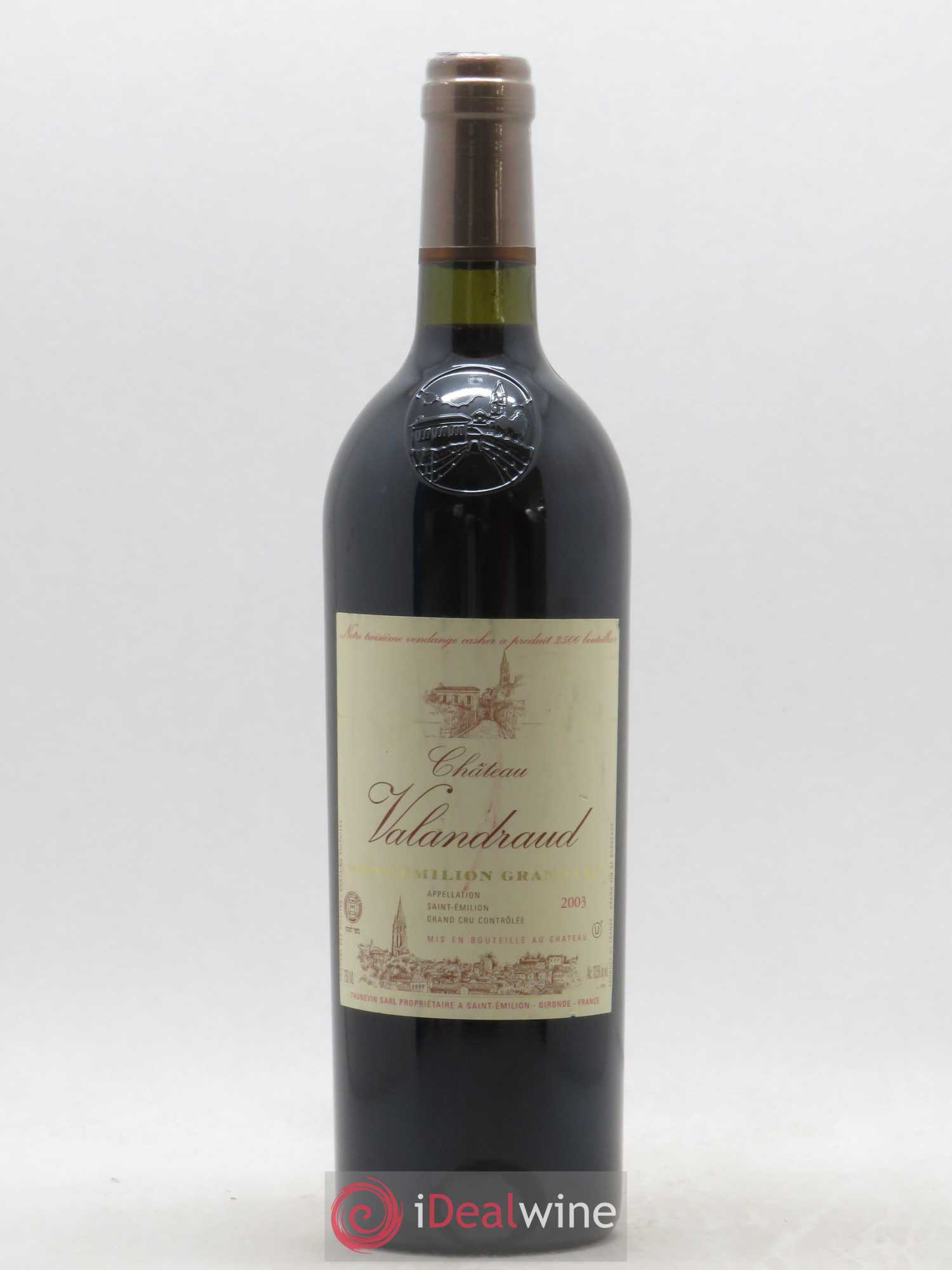 Château de Valandraud 2003 - Posten von 1 Flasche - 0