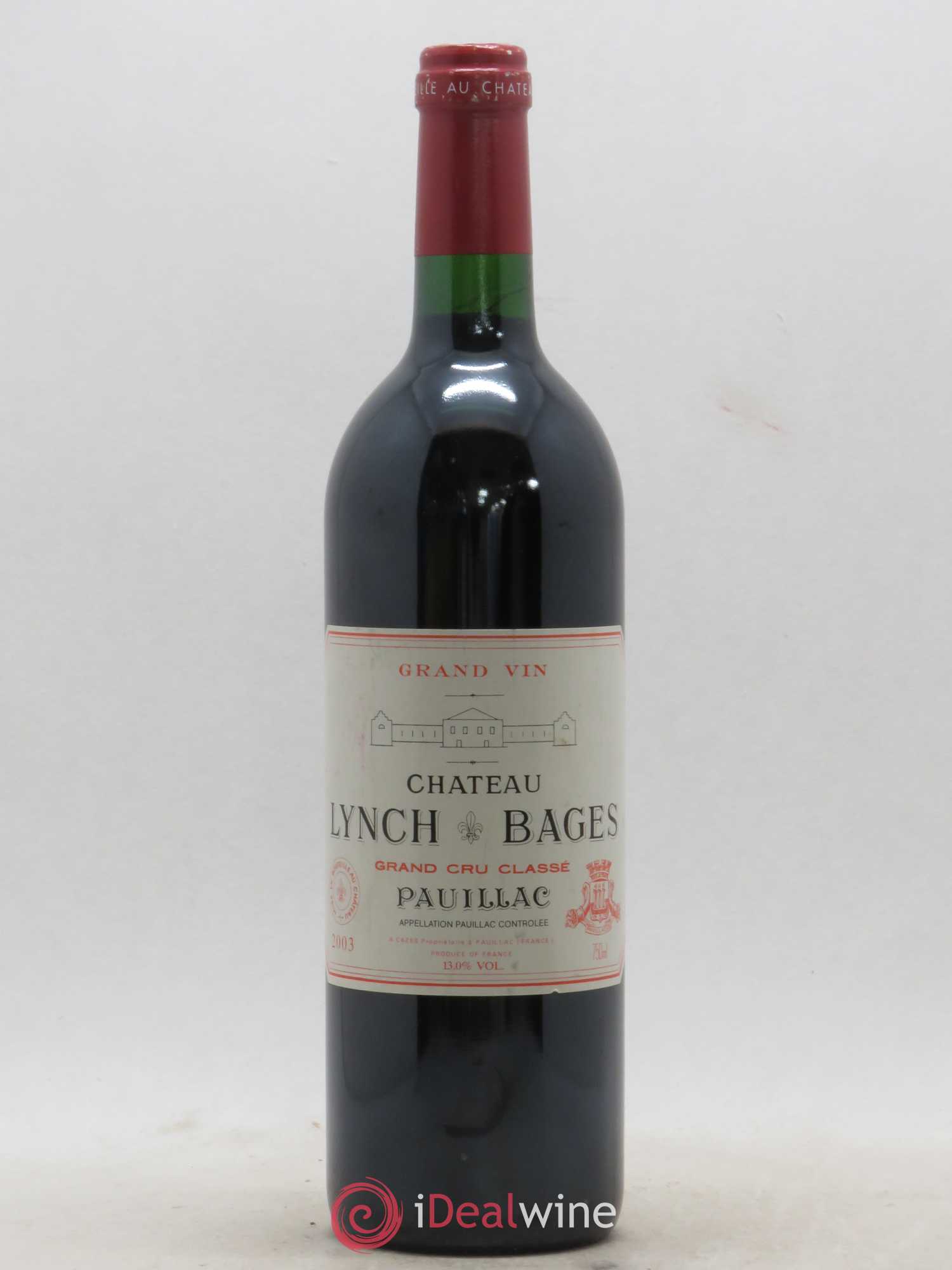 Château Lynch Bages 5ème Grand Cru Classé 2003 - Lot de 1 bouteille - 0
