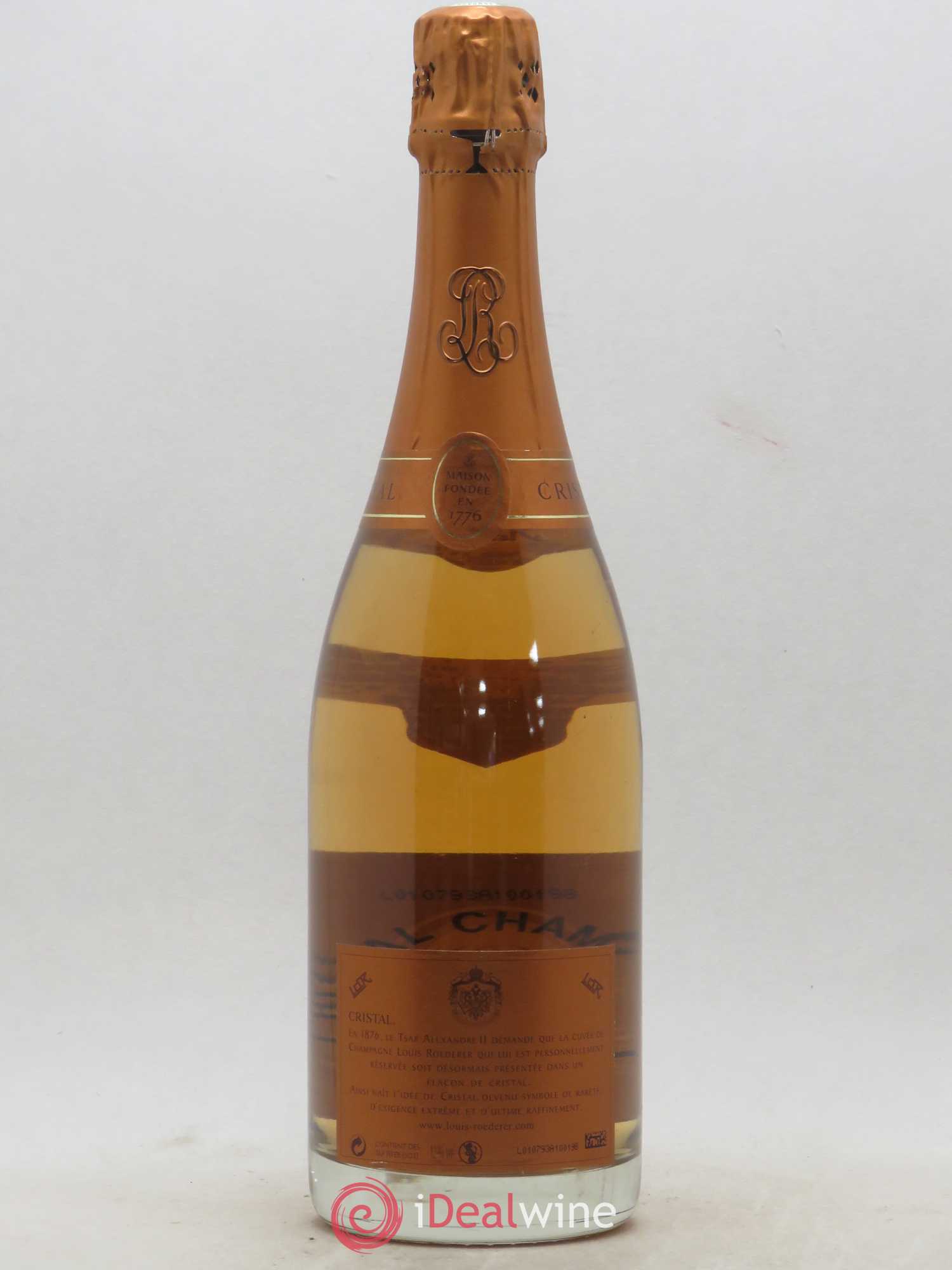 Cristal Louis Roederer 2007 - Lot de 1 bouteille - 1