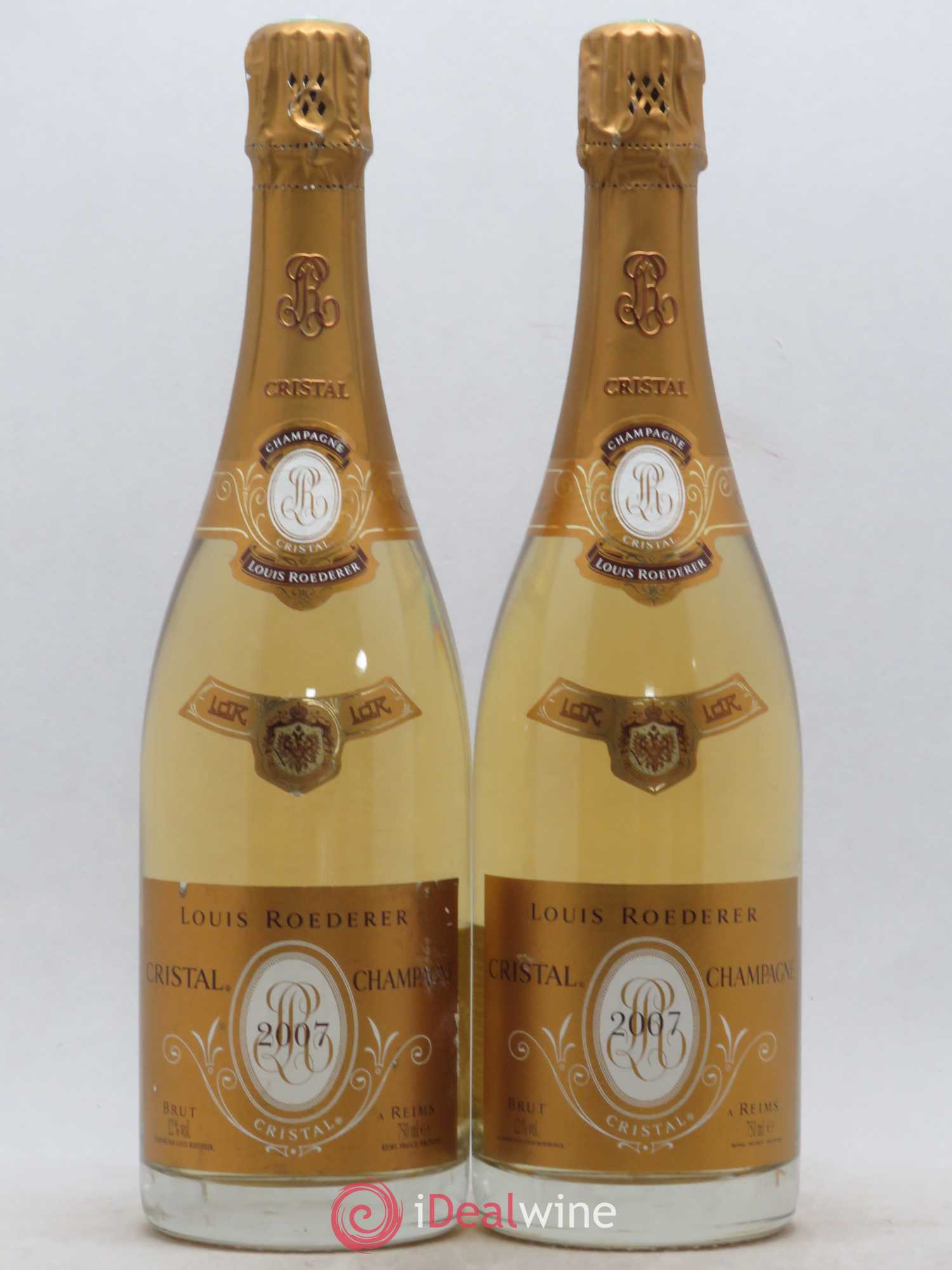 Cristal Louis Roederer 2007 - Lot de 2 bouteilles - 0
