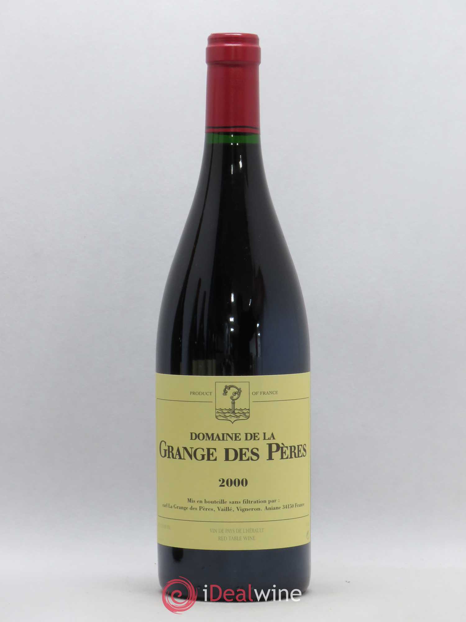 Pays d'Hérault Grange des Pères Laurent Vaillé 2000 - Lot de 1 bouteille - 0