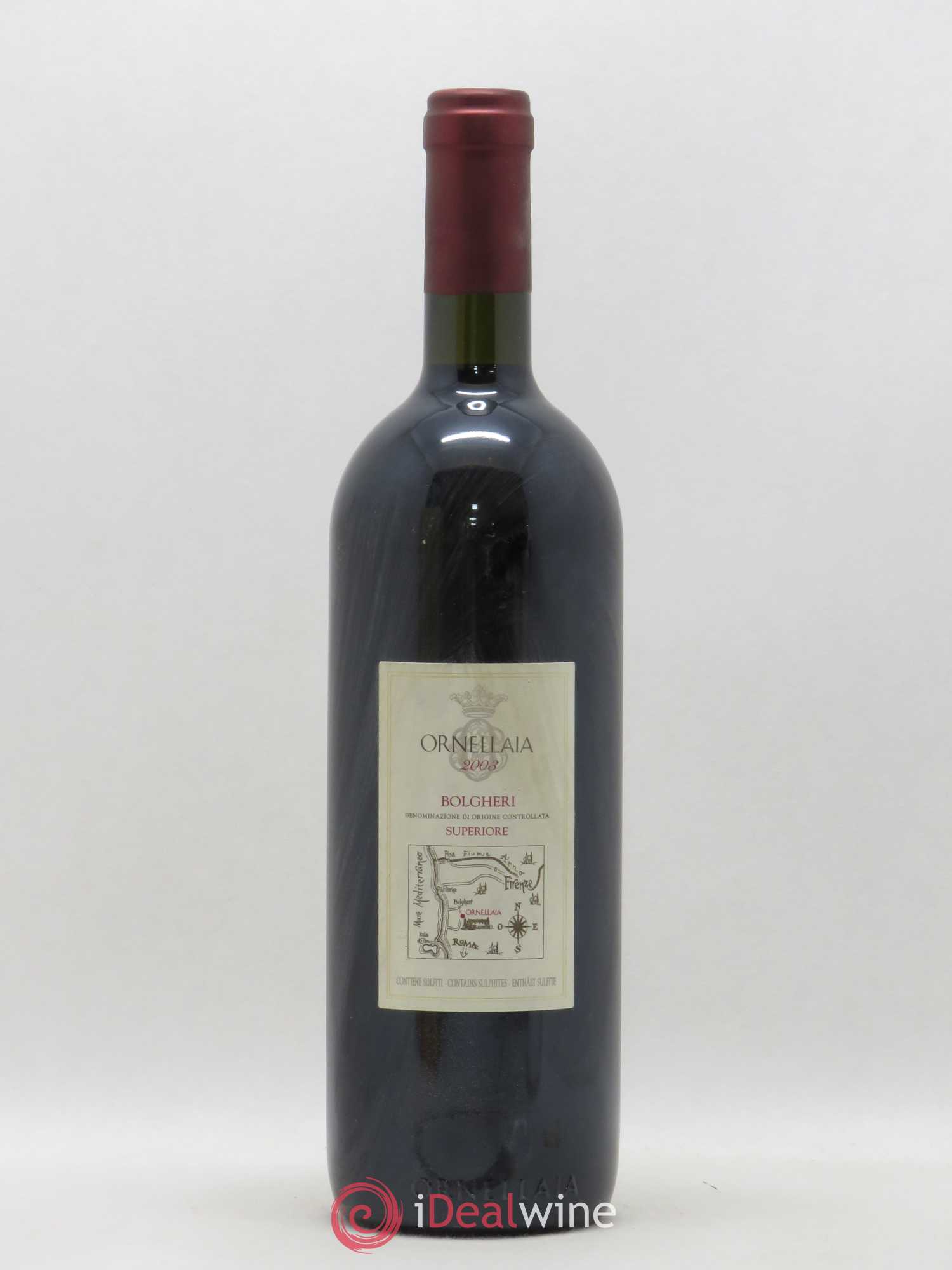 Bolgheri DOC Superiore Ornellaia Tenuta Dell'Ornellaia - Frescobaldi 2003 - Lot de 1 bouteille - 1