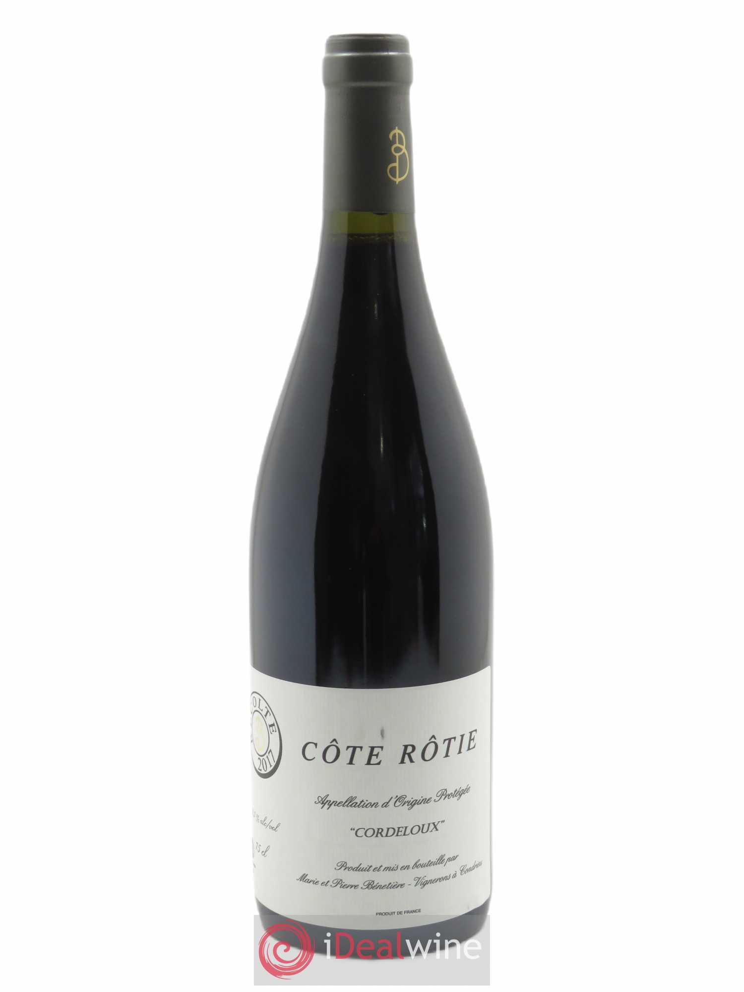 Côte-Rôtie Cordeloux Marie et Pierre Bénetière (Domaine) 2017 - Lot de 1 bouteille - 0