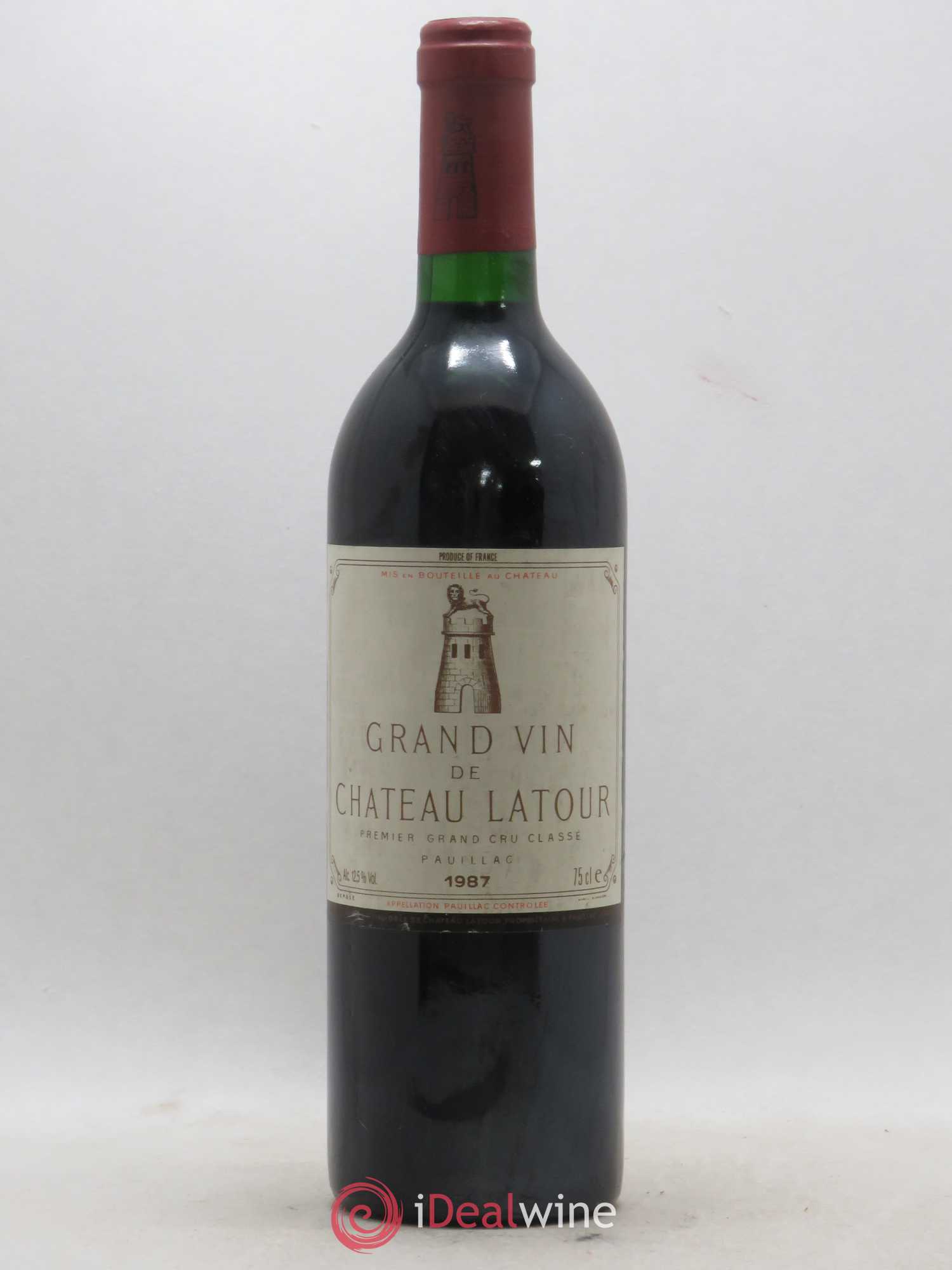 Château Latour 1er Grand Cru Classé 1987 - Lot de 1 bouteille - 0