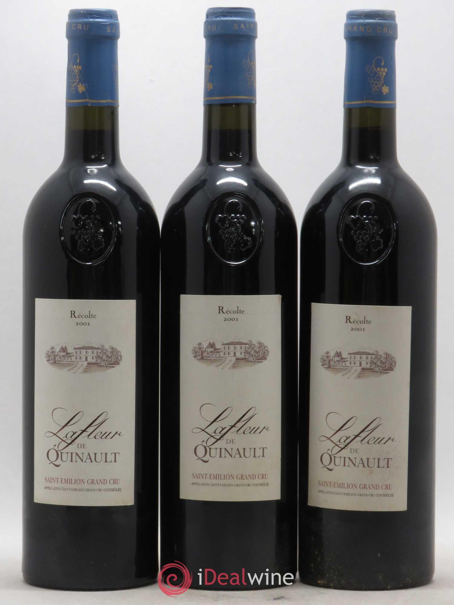 Saint-Émilion La Fleur de Quinault 2001 - Posten von 12 Flaschen - 4
