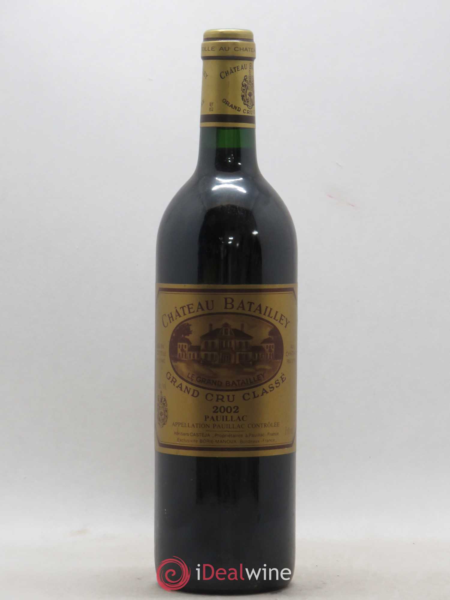 Château Batailley 5ème Grand Cru Classé 2002 - Lot de 1 bouteille - 0