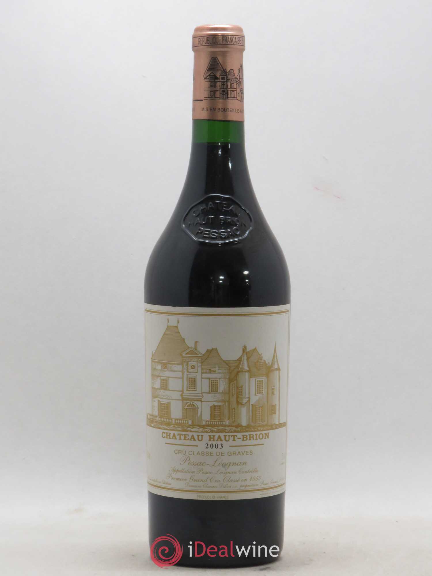 Château Haut Brion 1er Grand Cru Classé 2003 - Lot de 1 bouteille - 0